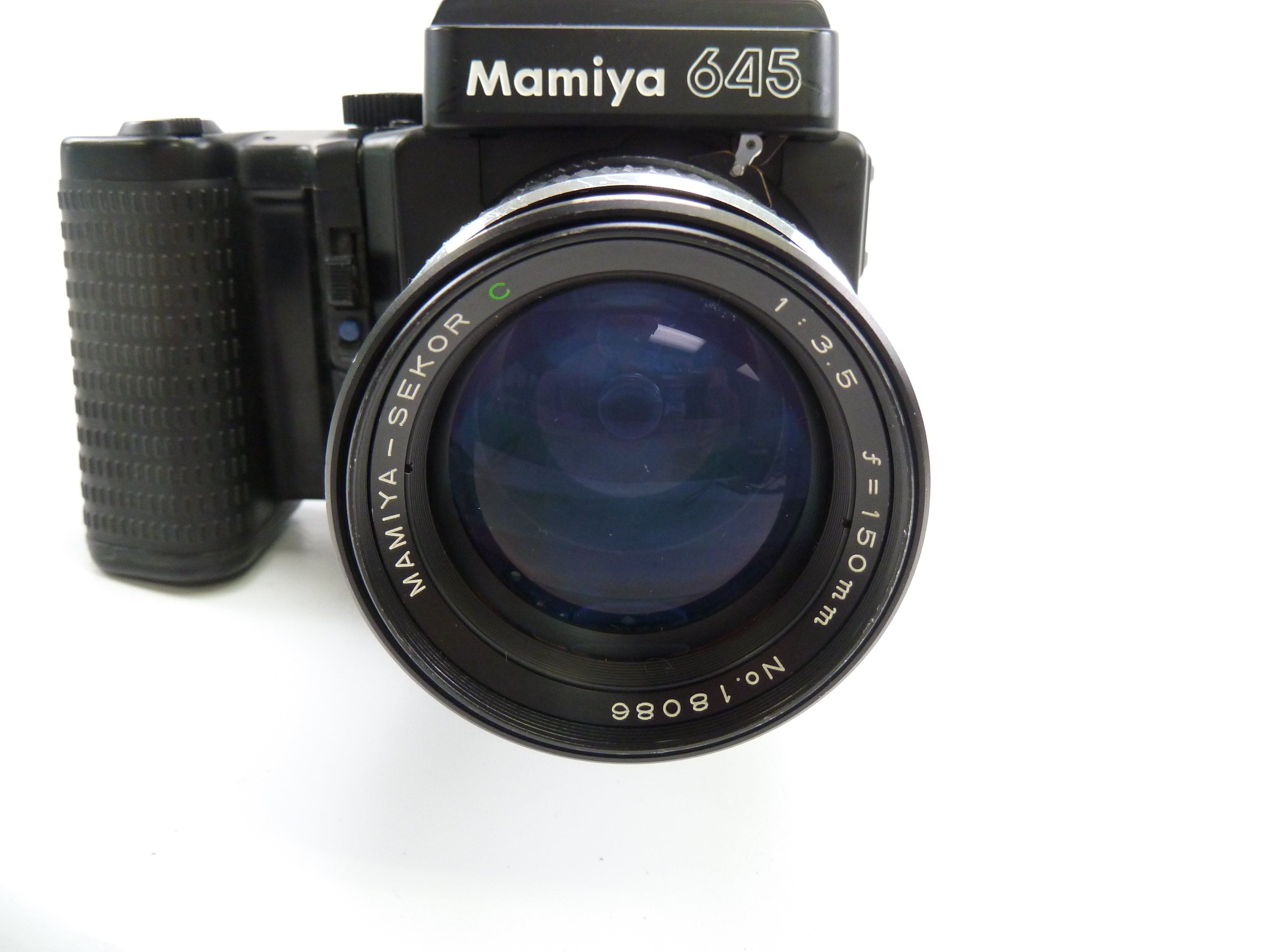 Mamiya 645 Super Kit with Prism Finder, Motor Drive, 120 Back, & 150MM f3.5 C Lens