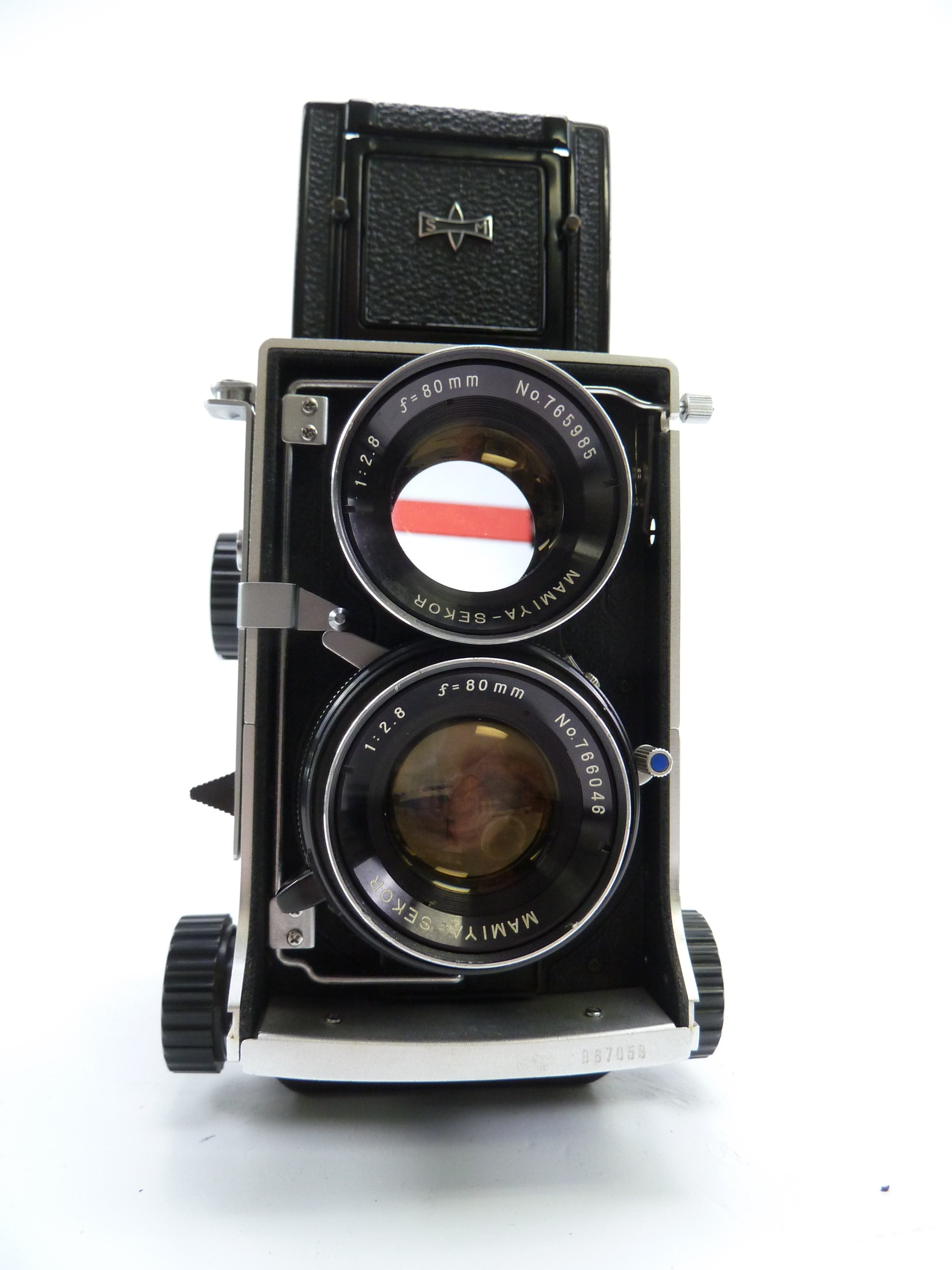 Mamiya C220 Camera Outfit with 80MM F2.8 Blue Dot Lens