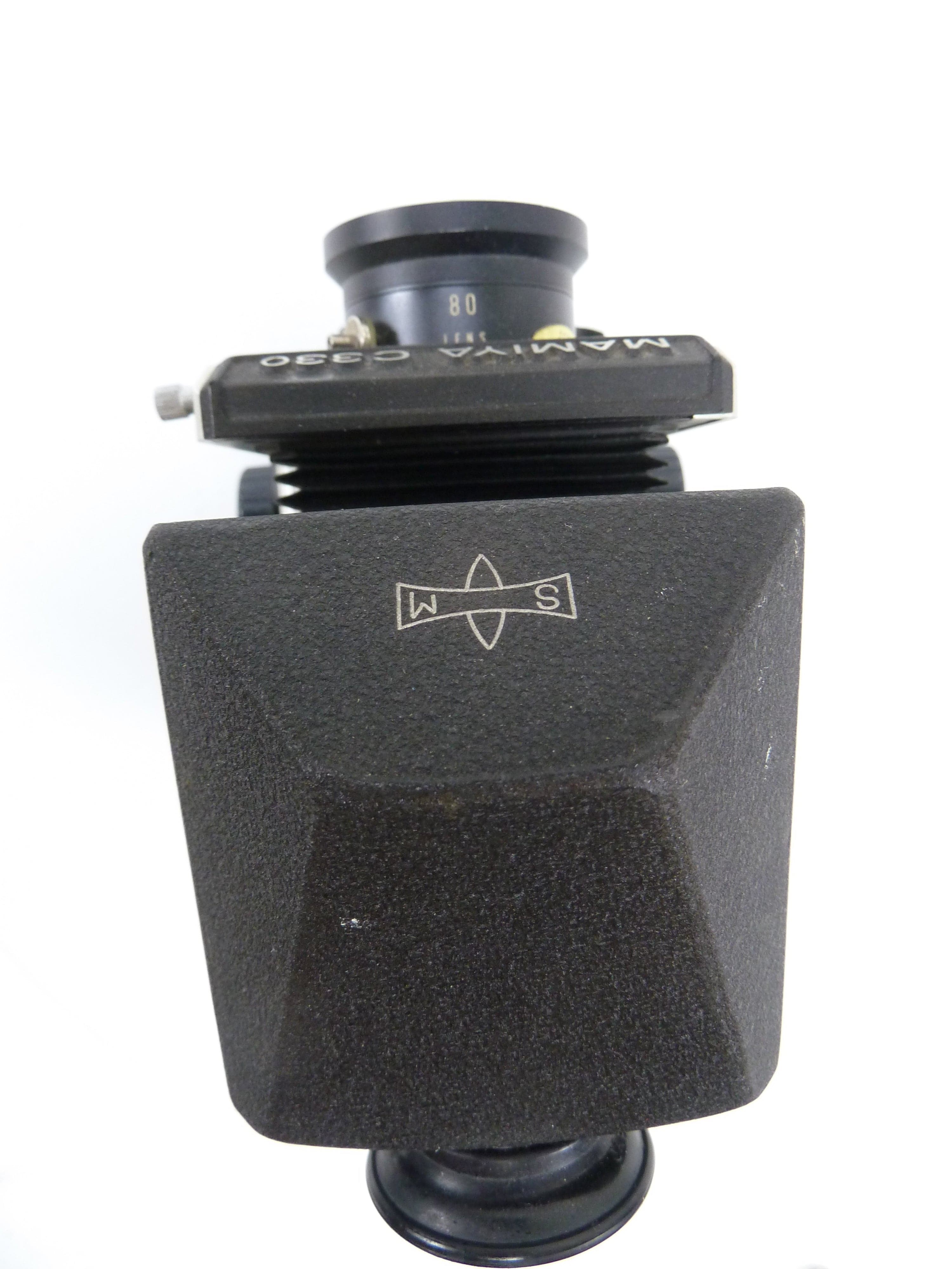 Mamiya C330 Camera Outfit with 80MM f2.8 Blue Dot Lens and Prism Finder