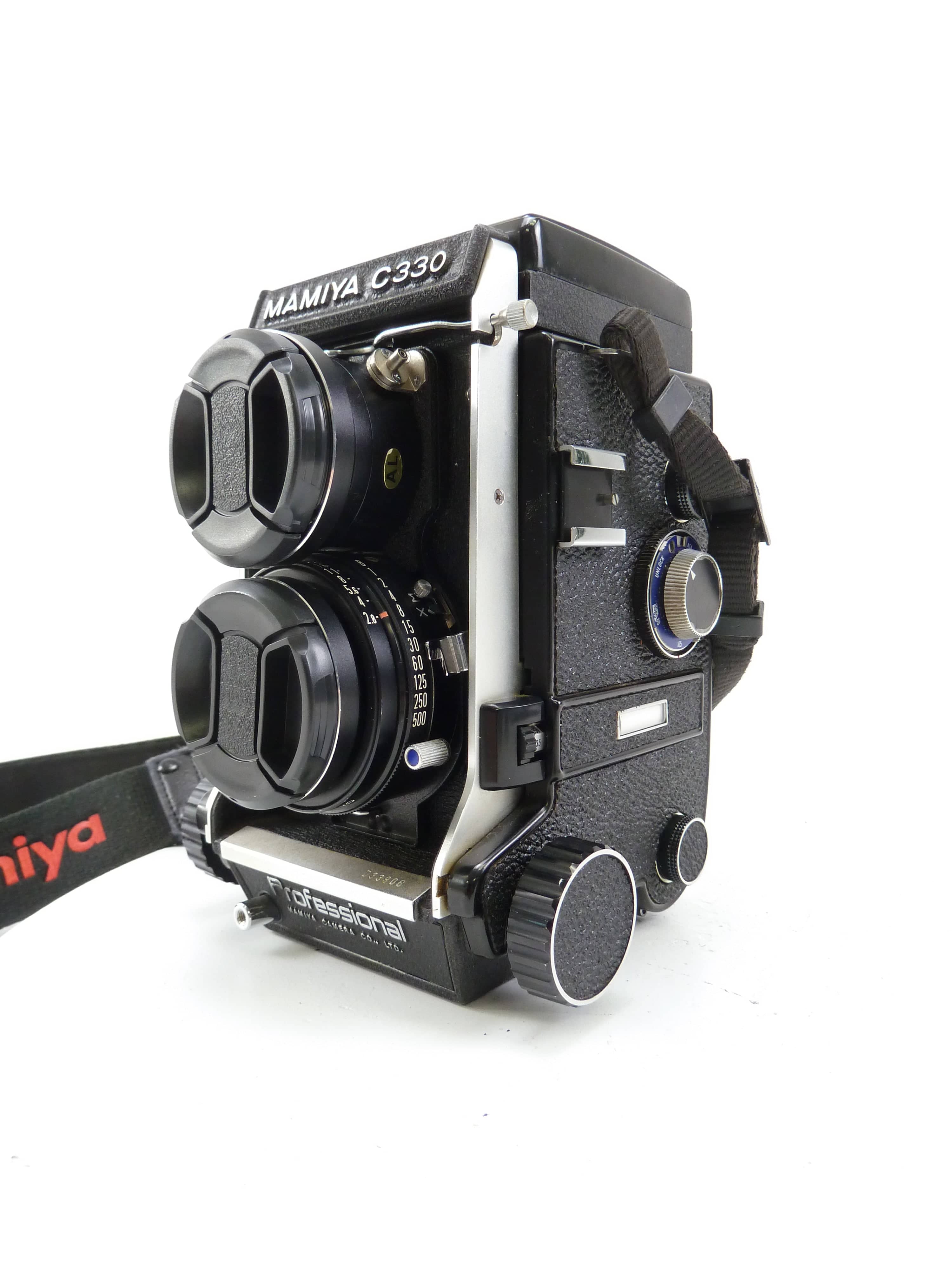 Mamiya C330 Kit with 80MM f2.8 Blue Dot Lens and Waist Level Finder
