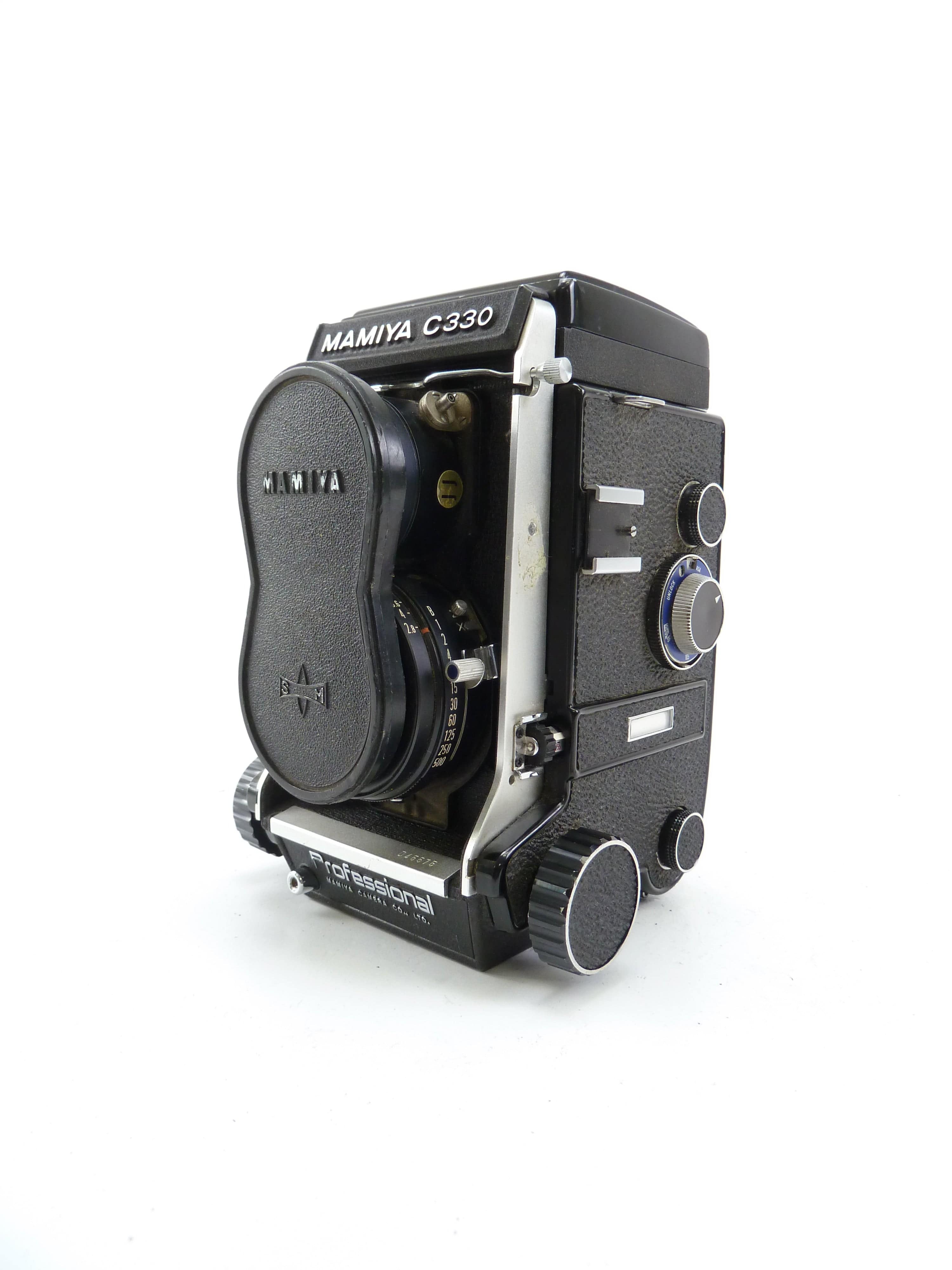 Mamiya C330 Outfit with 80MM F2.8 Blue Dot Lens and Waist Level Finder