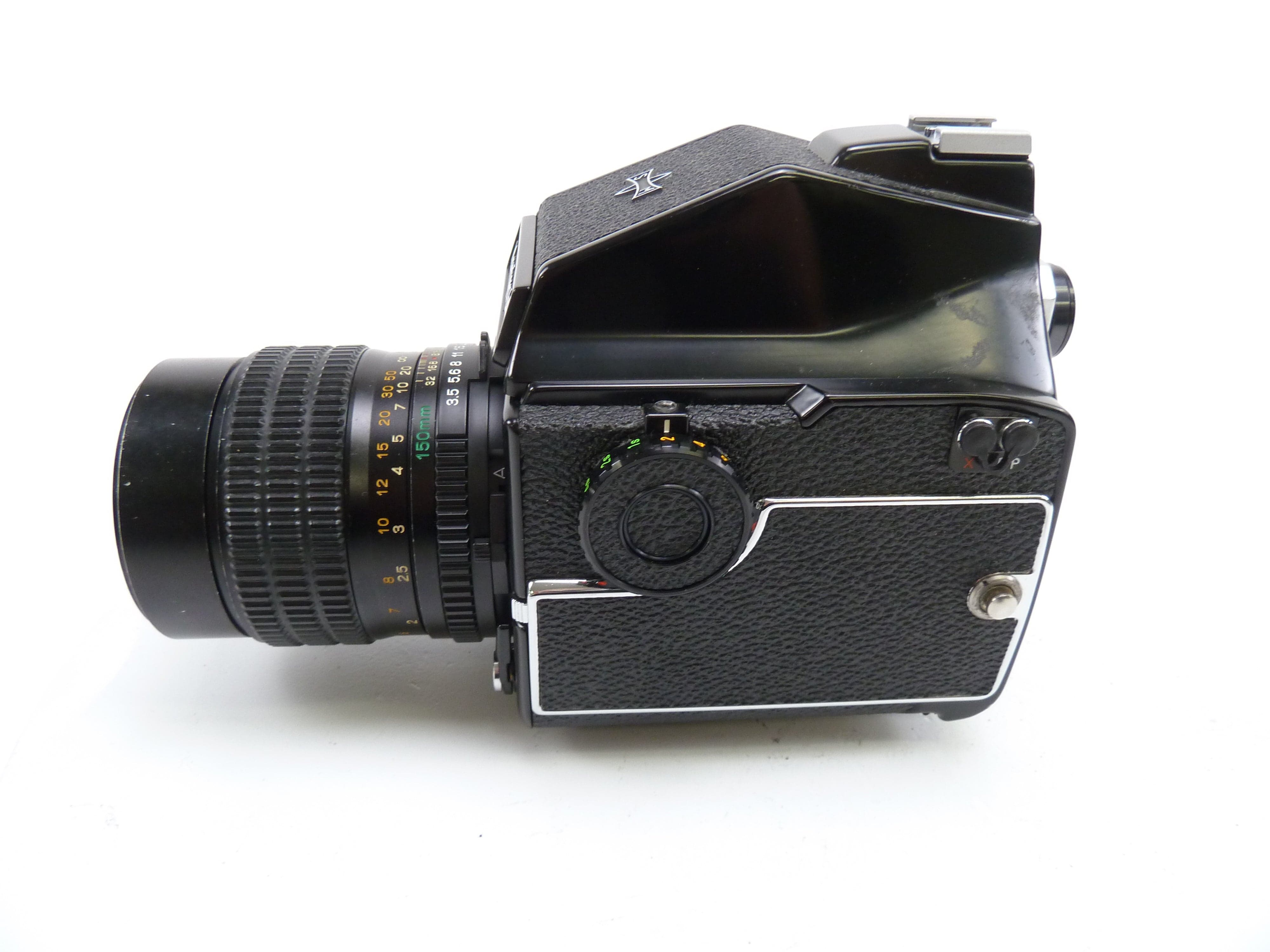 Mamiya M645 1000S Camera Outfit with 150MM F3.5 N Lens and Prism Finder