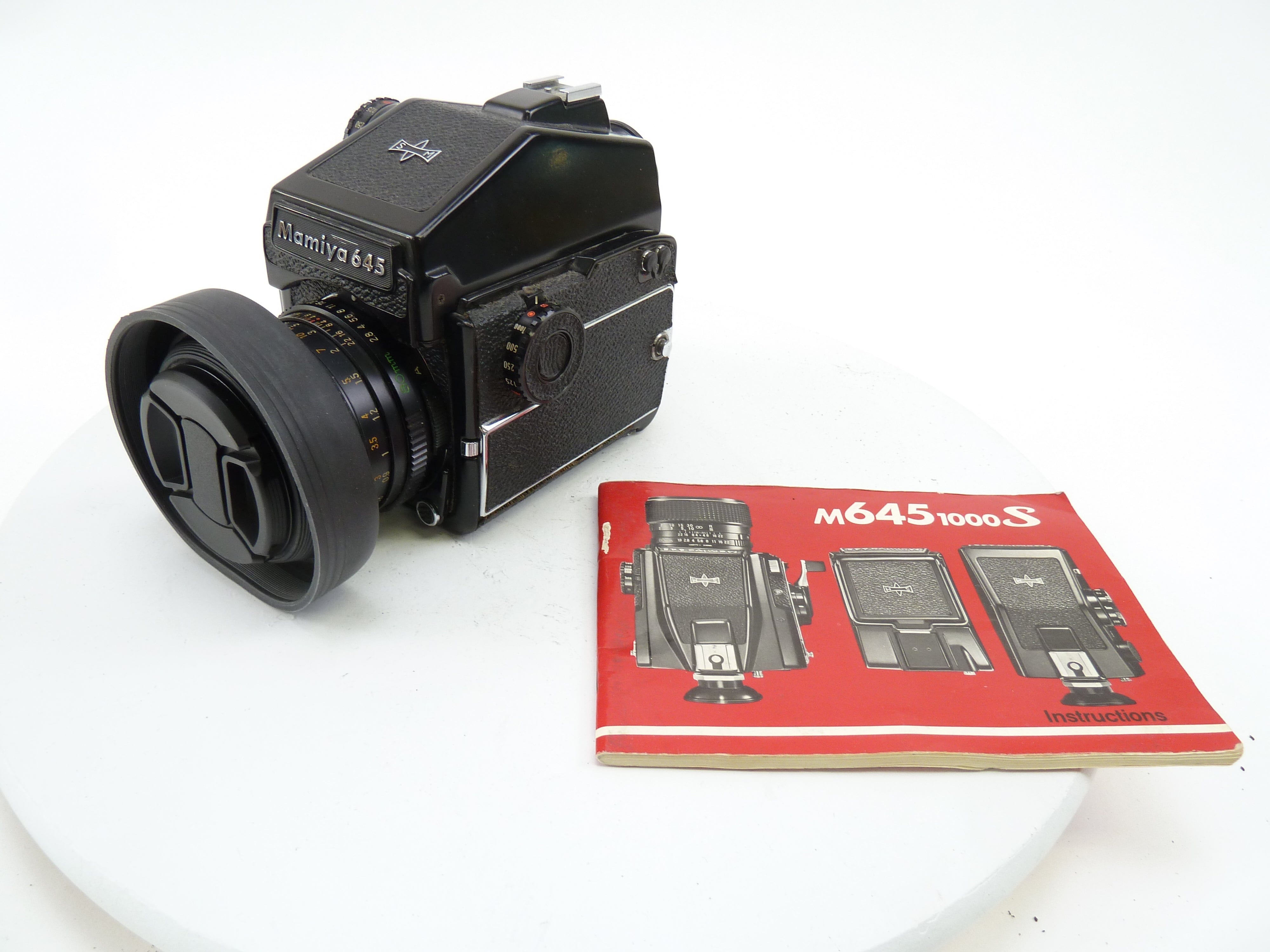 Mamiya M645 1000S Camera Outfit with PD Meter Prism and 80MM f2.8 C Lens