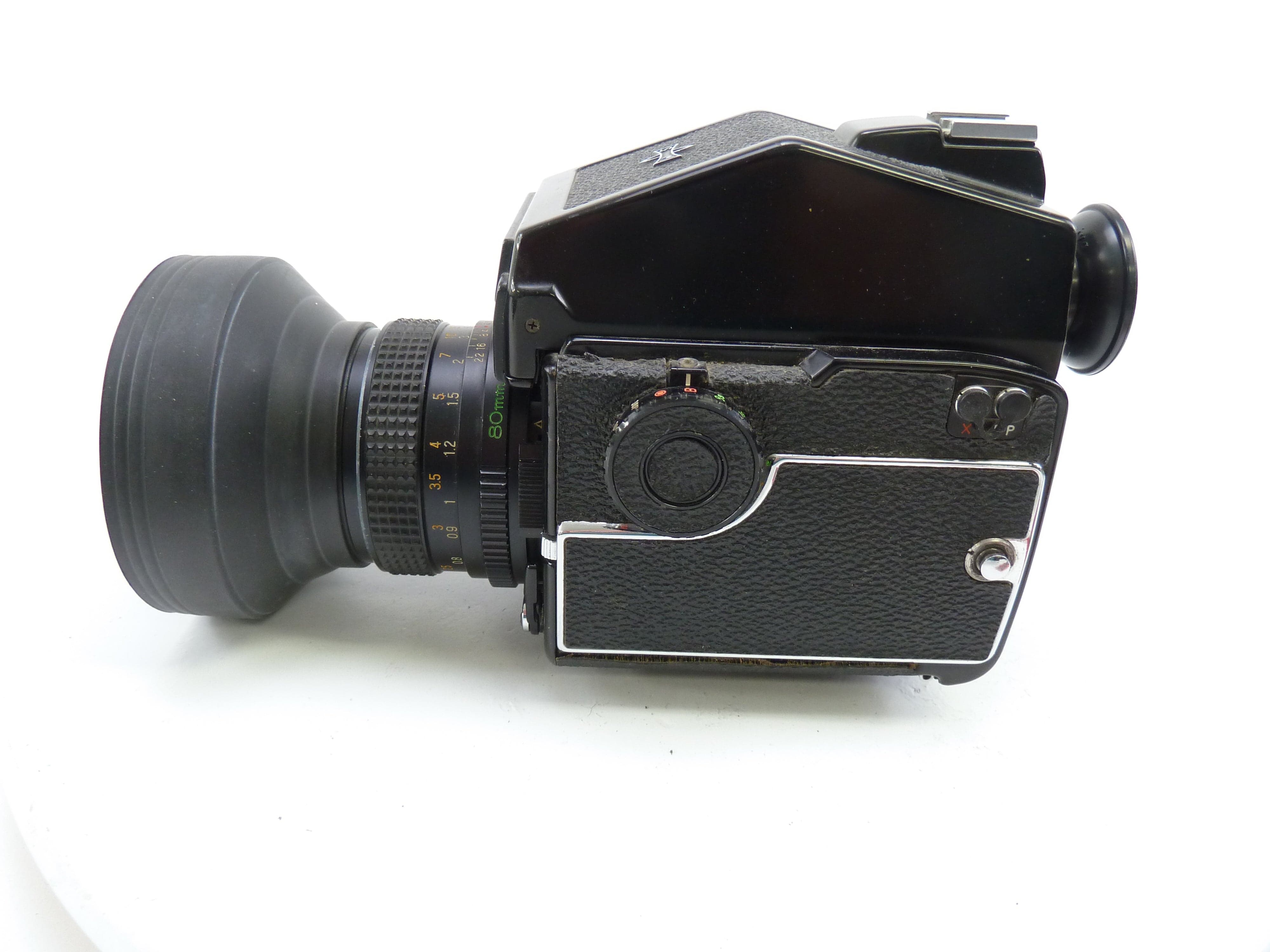 Mamiya M645 1000S Camera Outfit with PD Meter Prism and 80MM f2.8 C Lens