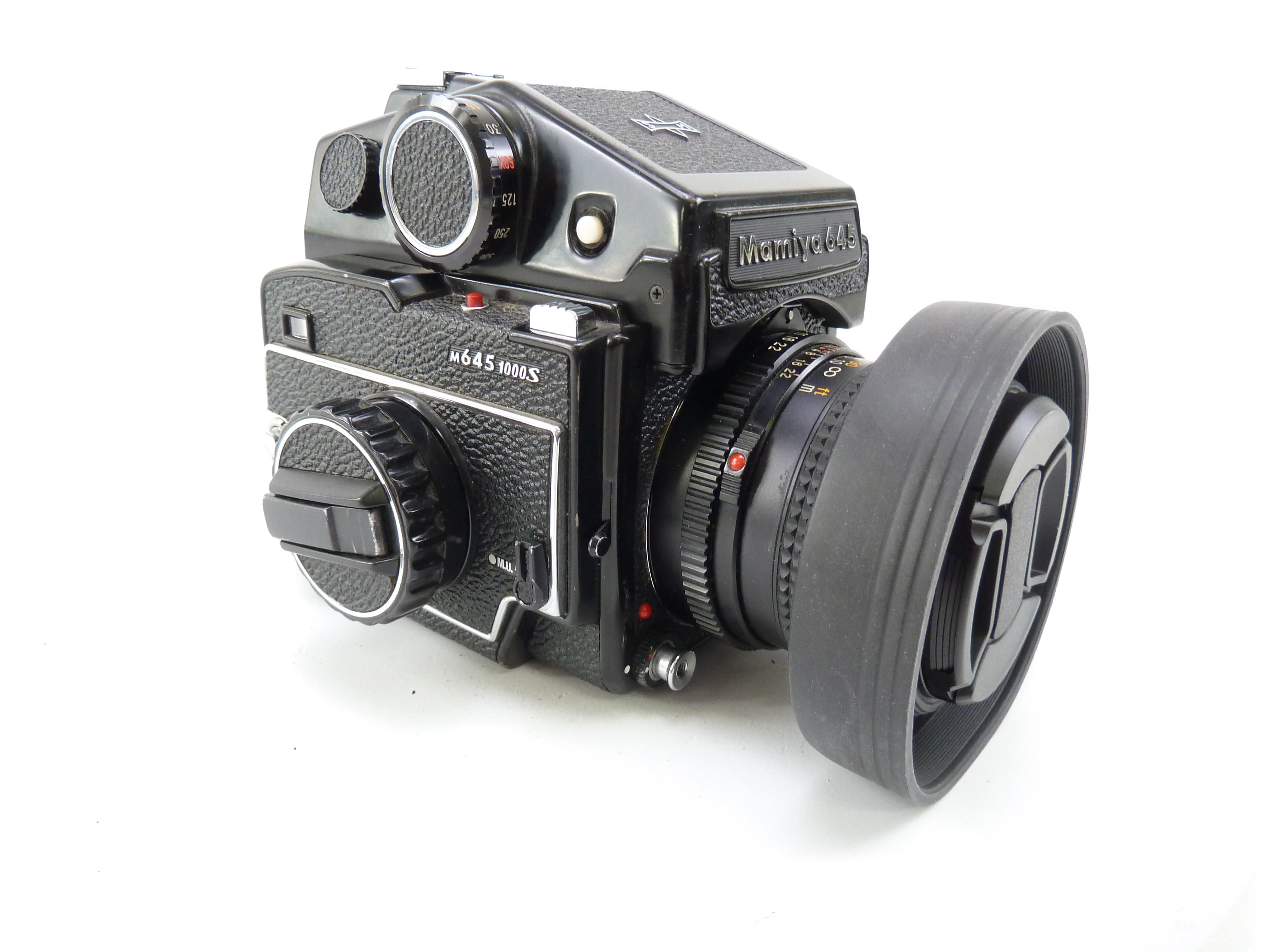 Mamiya M645 1000S Camera Outfit with PD Meter Prism Finder and 80MM F2.8 Lens