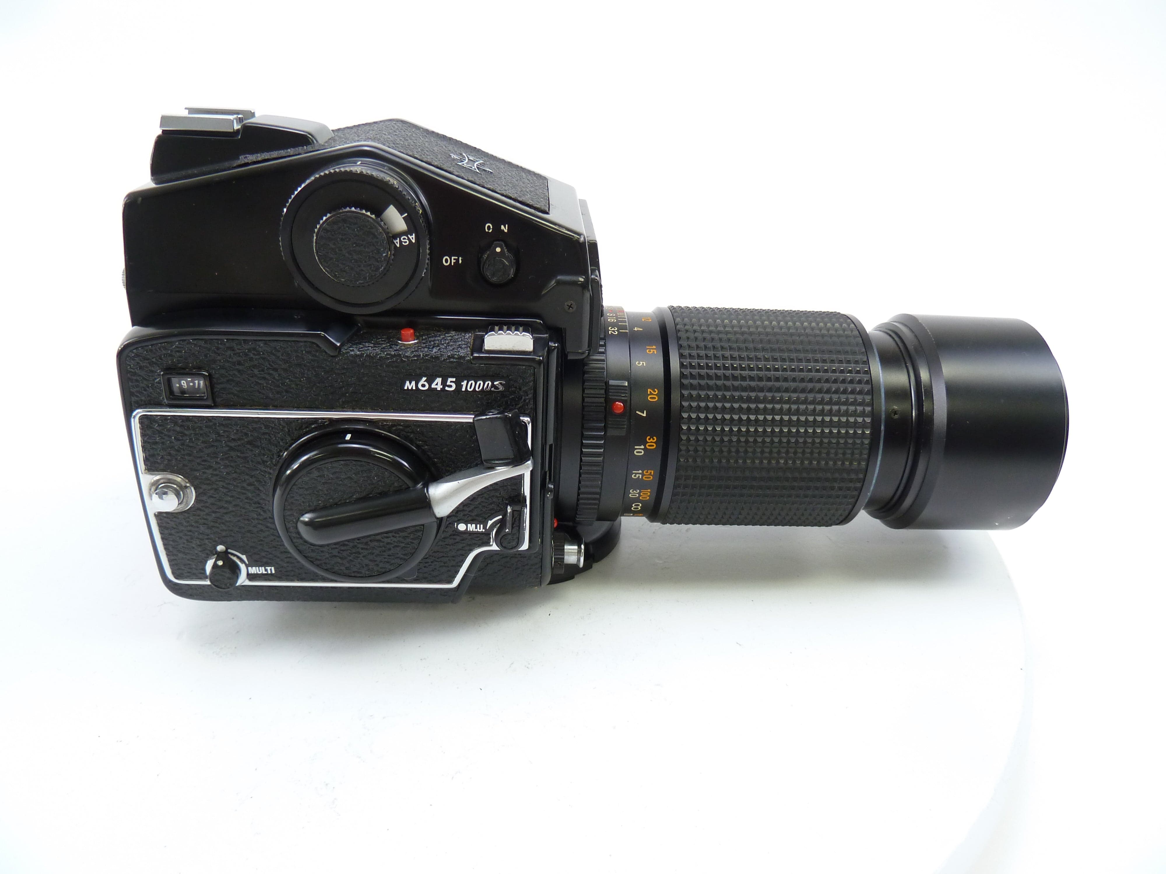 Mamiya M645 1000S Outfit with CDS Meter Prism and 210MM f4 C Lens