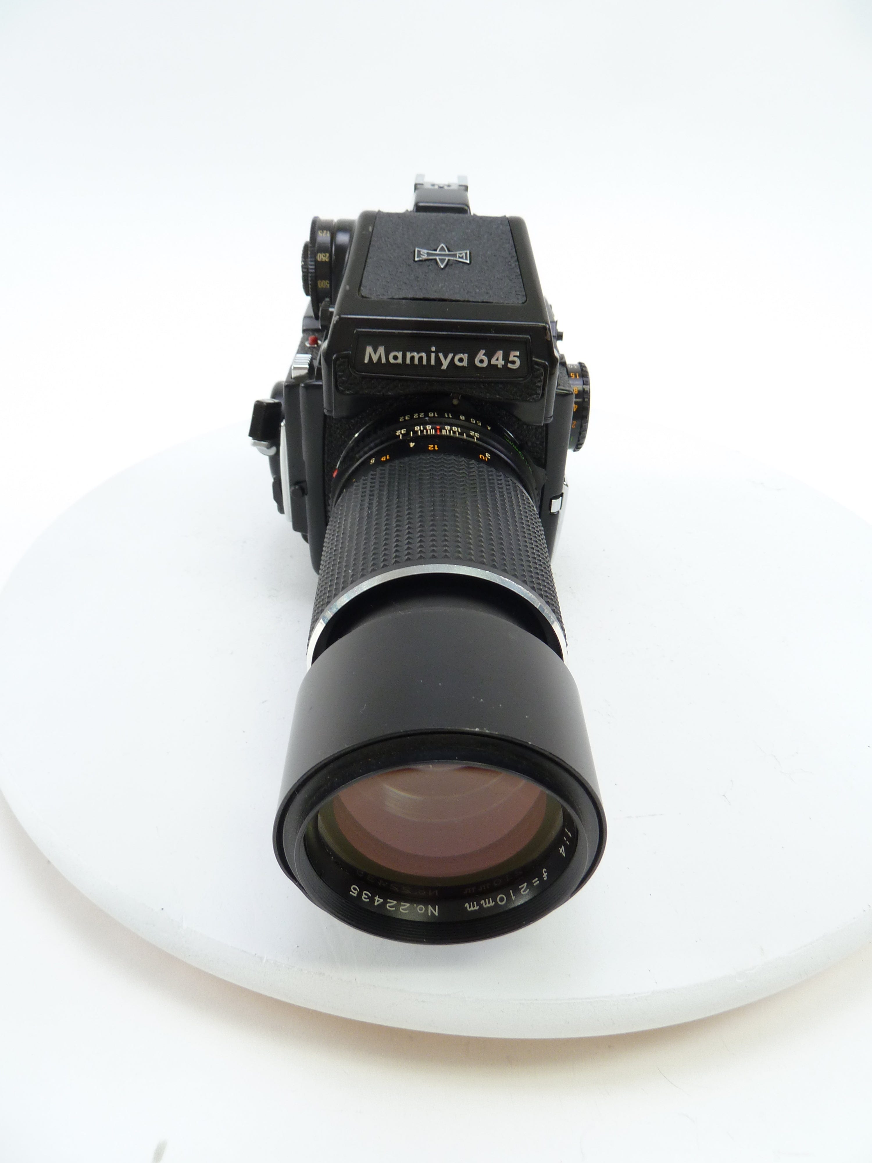Mamiya M645 1000S Outfit with CDS Meter Prism and 210MM f4 C Lens