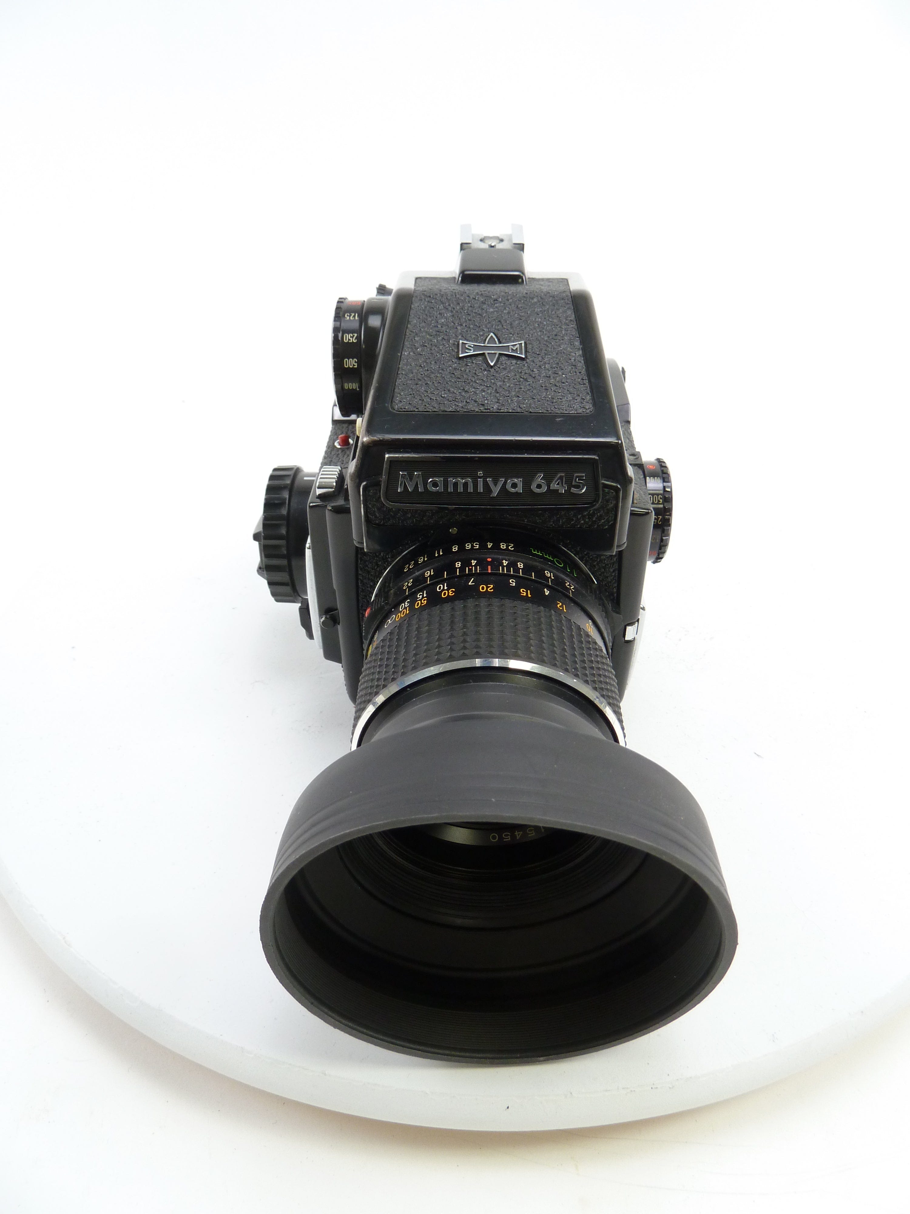 Mamiya M645 1000S Outfit with PD Meter Prism and 110MM f2.8 C Lens