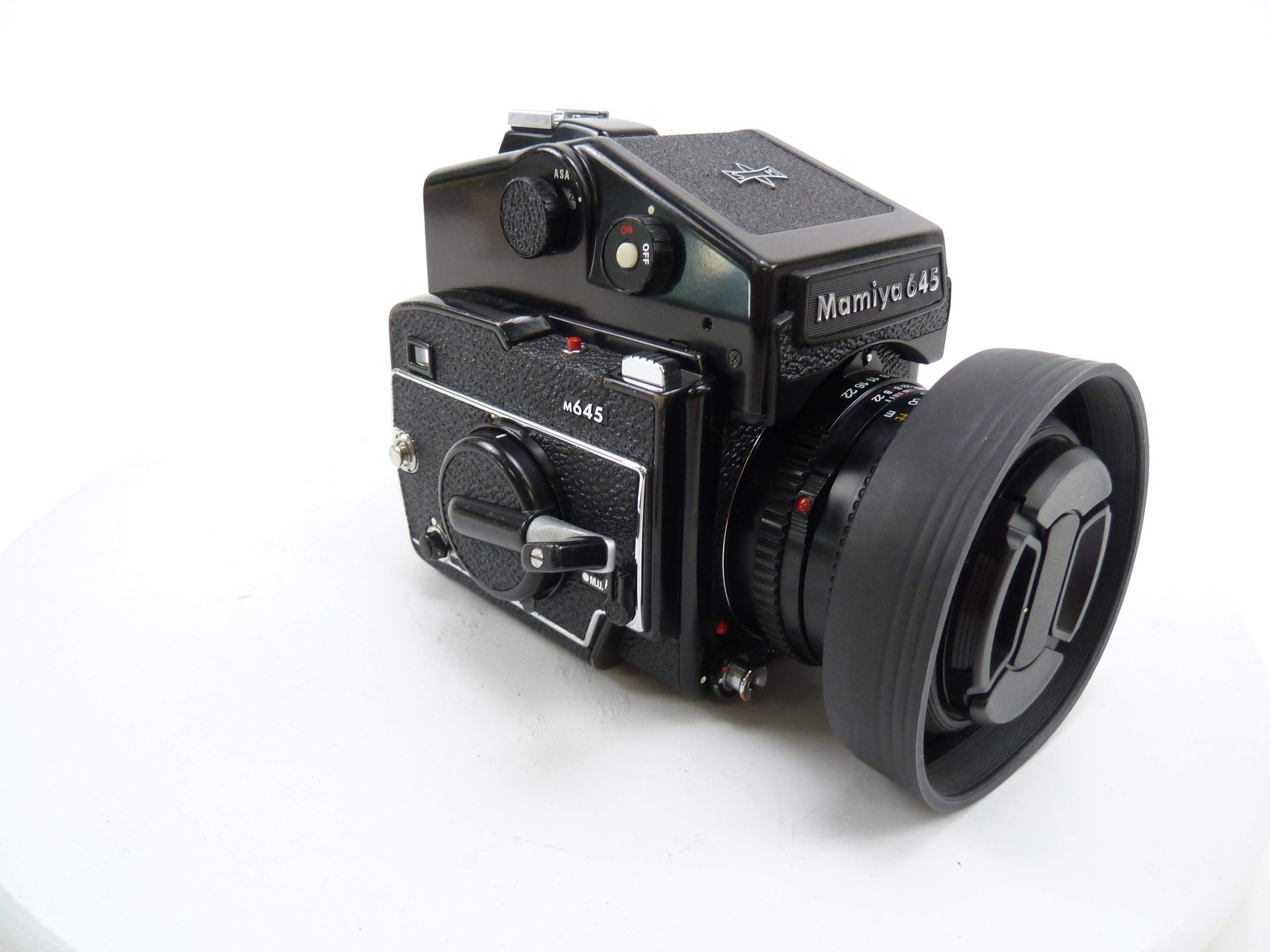Mamiya M645 Camera Outfit with AE Meter Prism and 80MM F2.8 N Lens