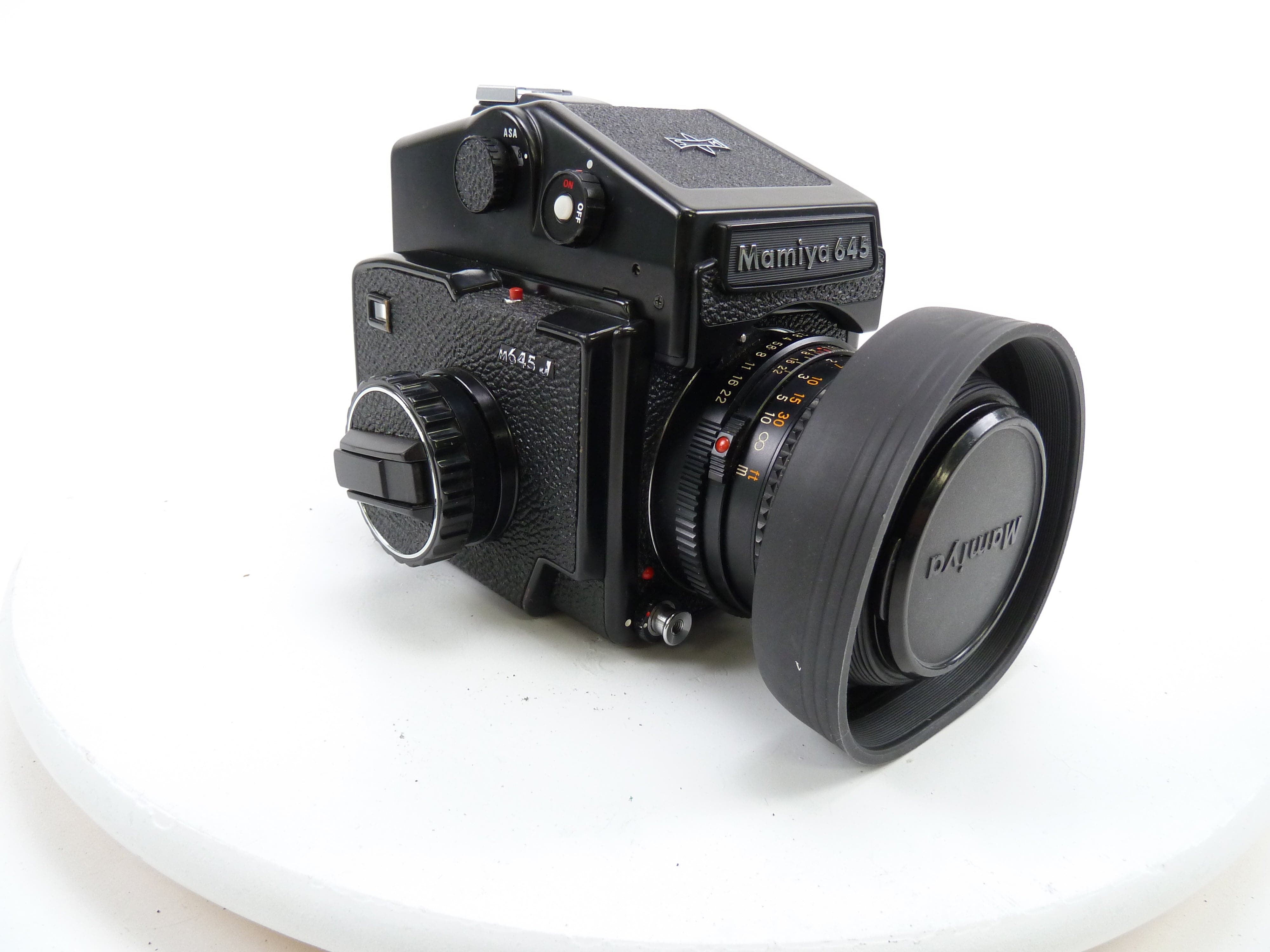 Mamiya M645J Camera Outfit with AE Prism Finder and 80MM F2.8 C Lens