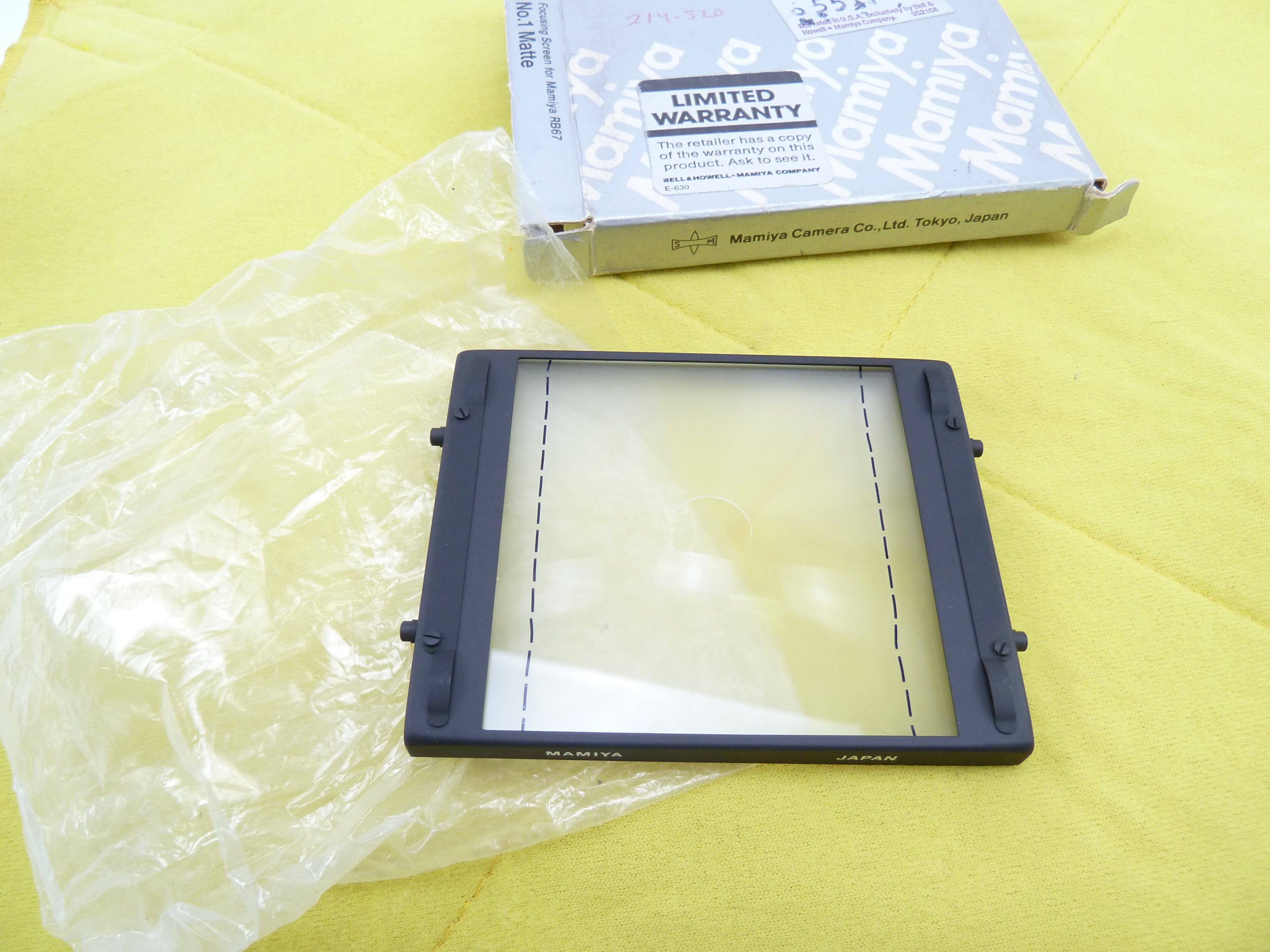 Mamiya RB Matte Focusing Screen