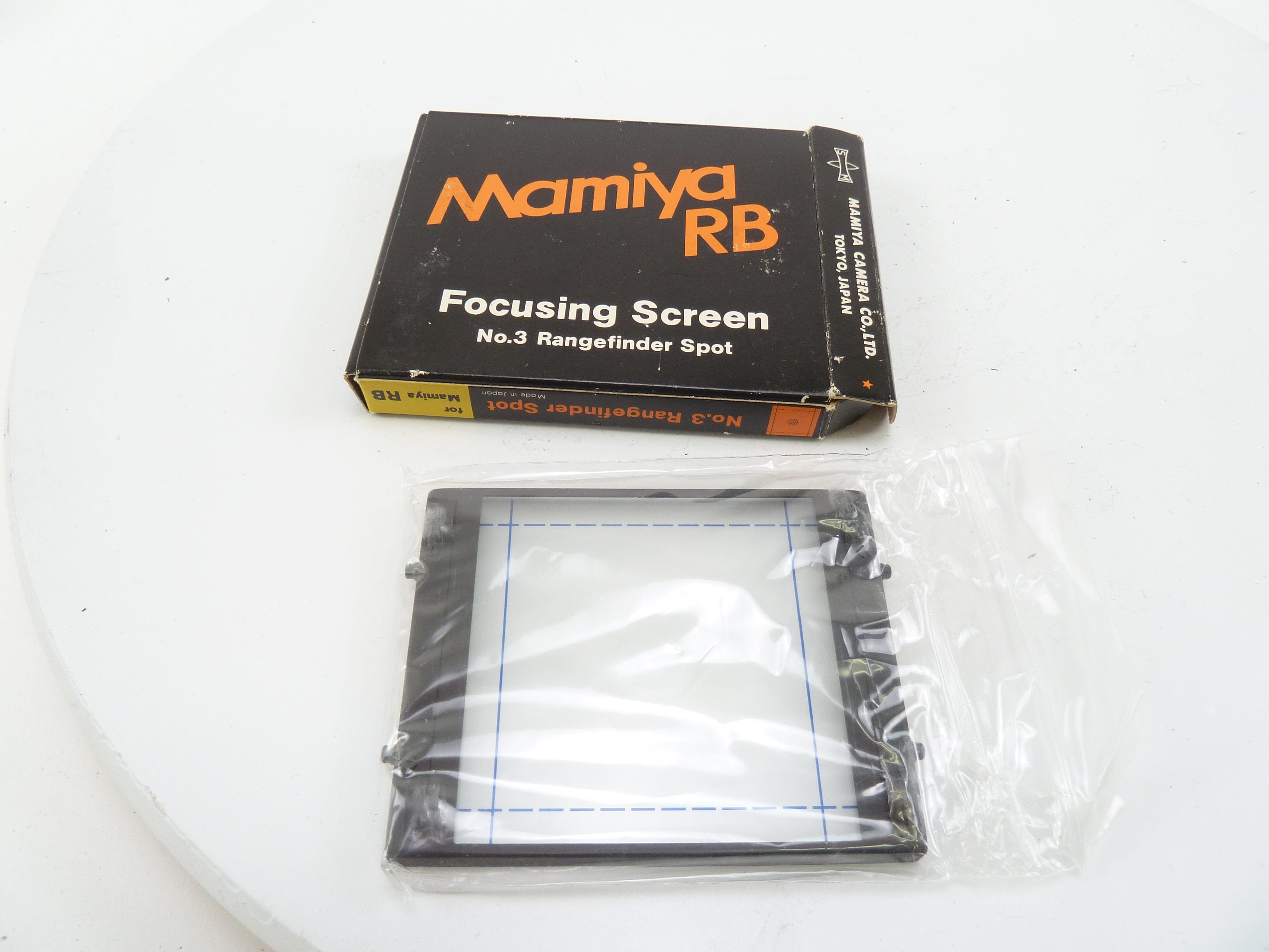 Mamiya RB67 #3 Rangefinder Split Image with Microprism Focusing Screen