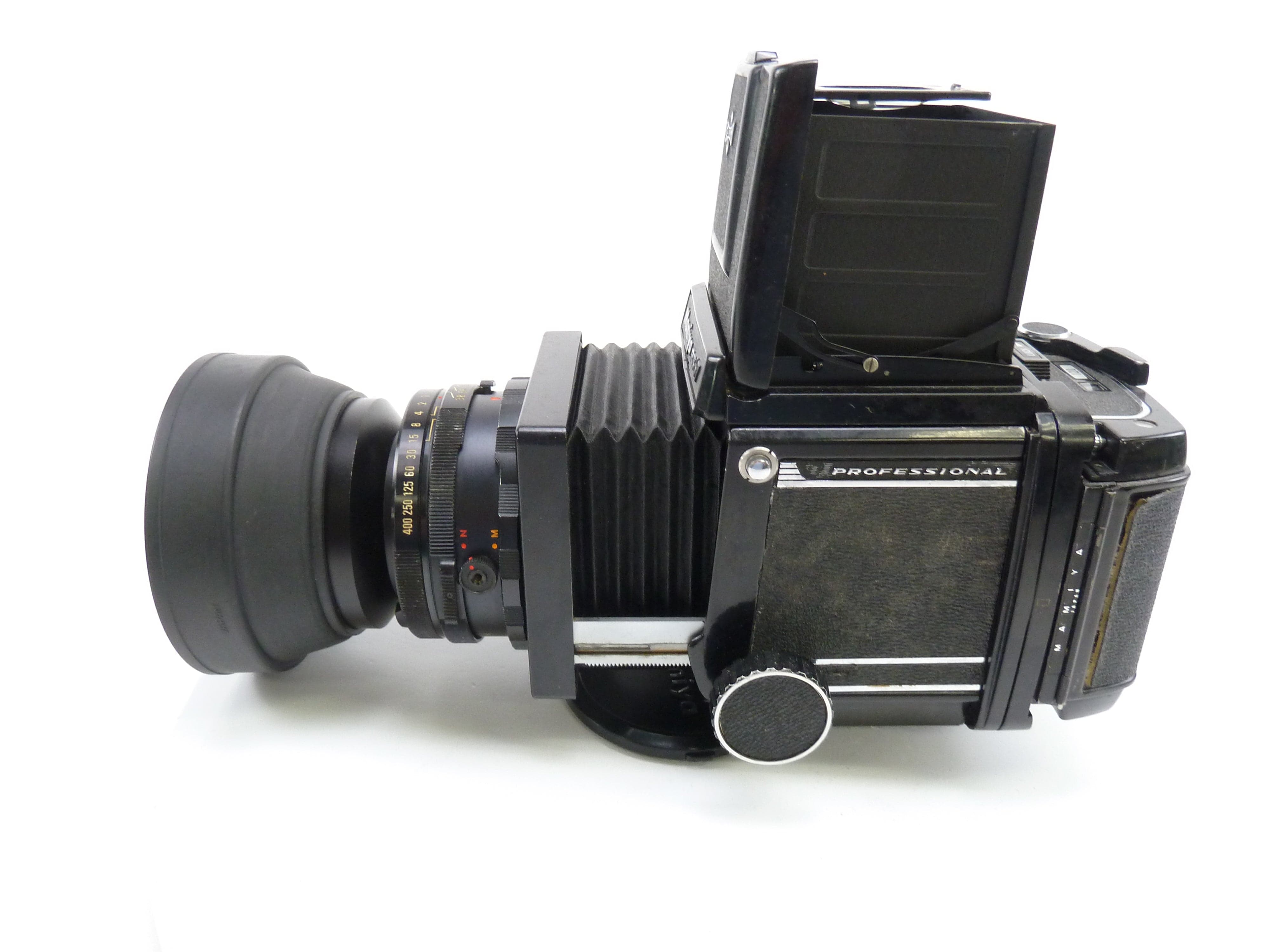 Mamiya RB67 Complete Camera Outfit with 127MM f3.8 Lens, 120 Back, and WLF