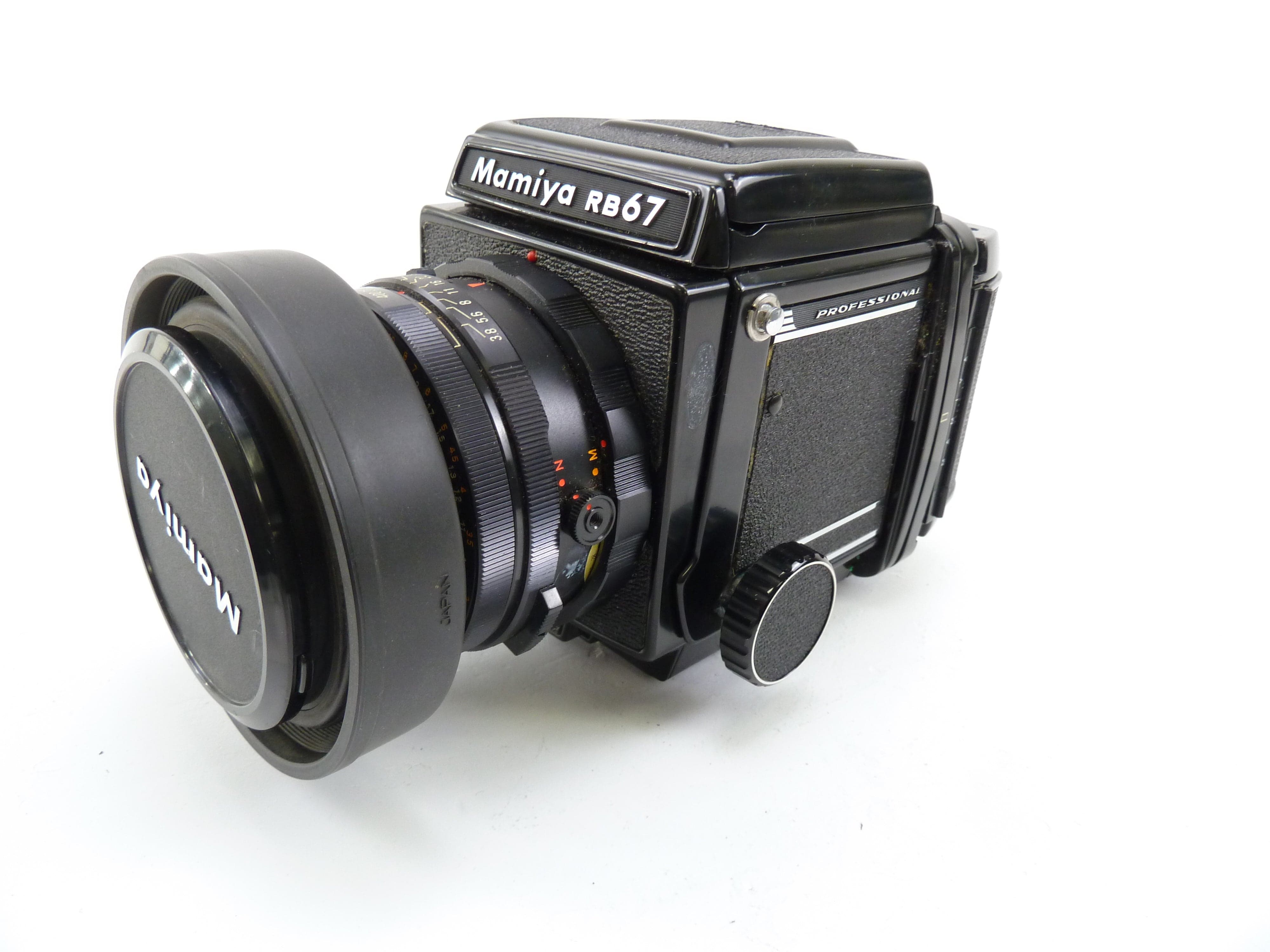 Mamiya RB67 Complete Kit with 90MM F3.8 Lens, 120 Film Back, and WLF