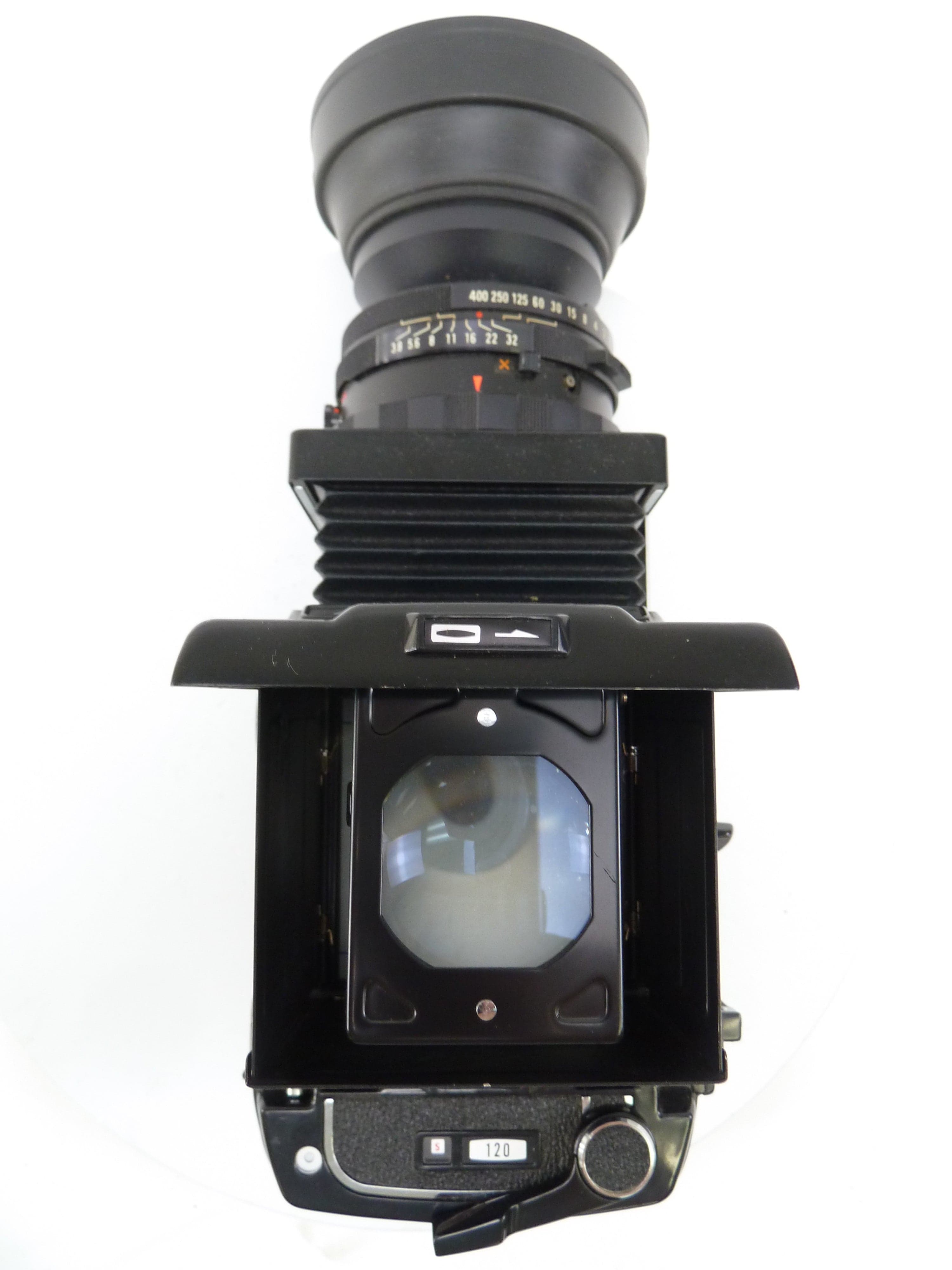 Mamiya RB67 Complete Kit with 90MM F3.8 Lens, 120 Film Back, and WLF