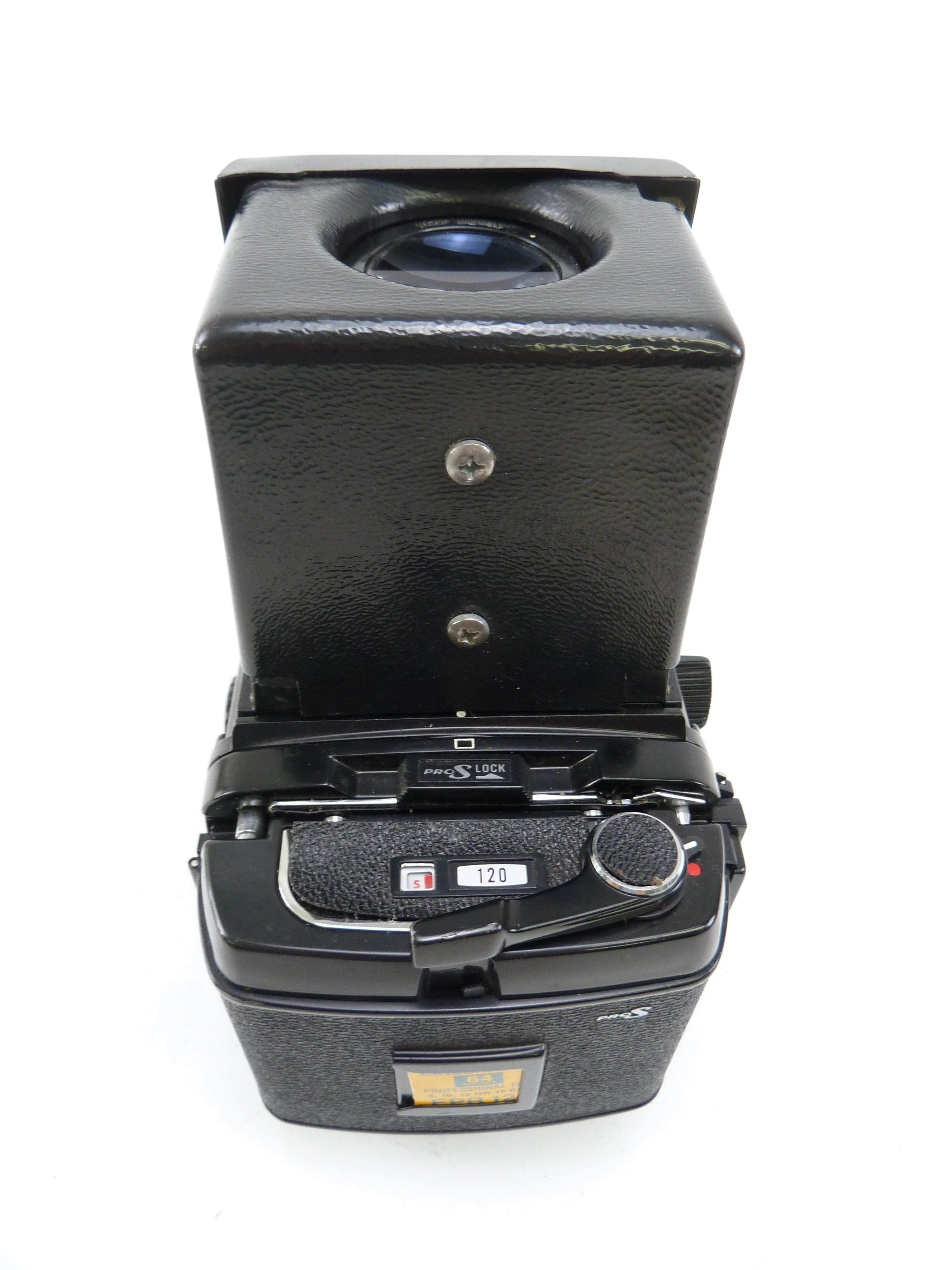 Mamiya RB67 Pro S Outfit with 127MM f3.8 C Lens, 120 Pro S Back, and Rigid Hood