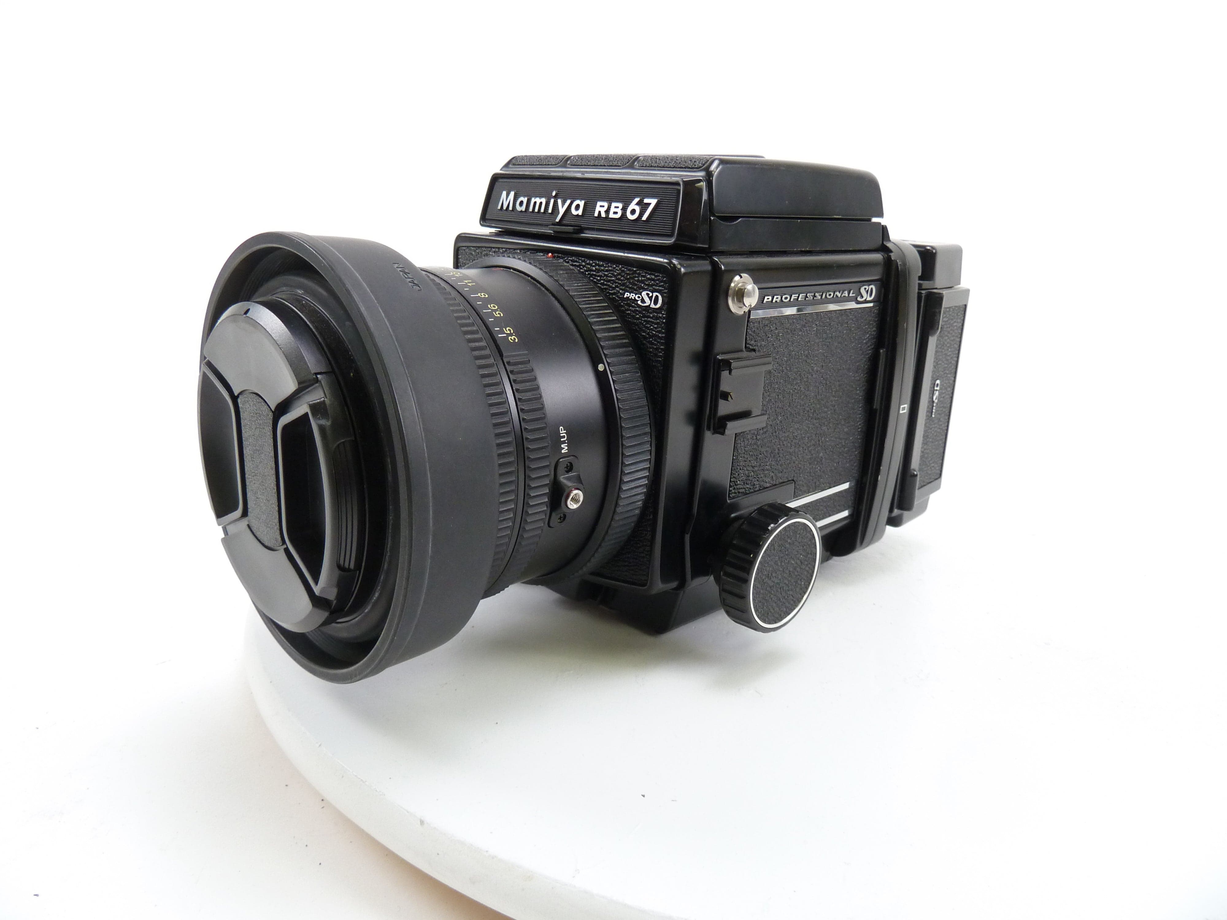 Mamiya RB67 Pro SD Camera Outfit with 150MM F3.5 K/L Lens, Pro SD 120 Back, & WLF