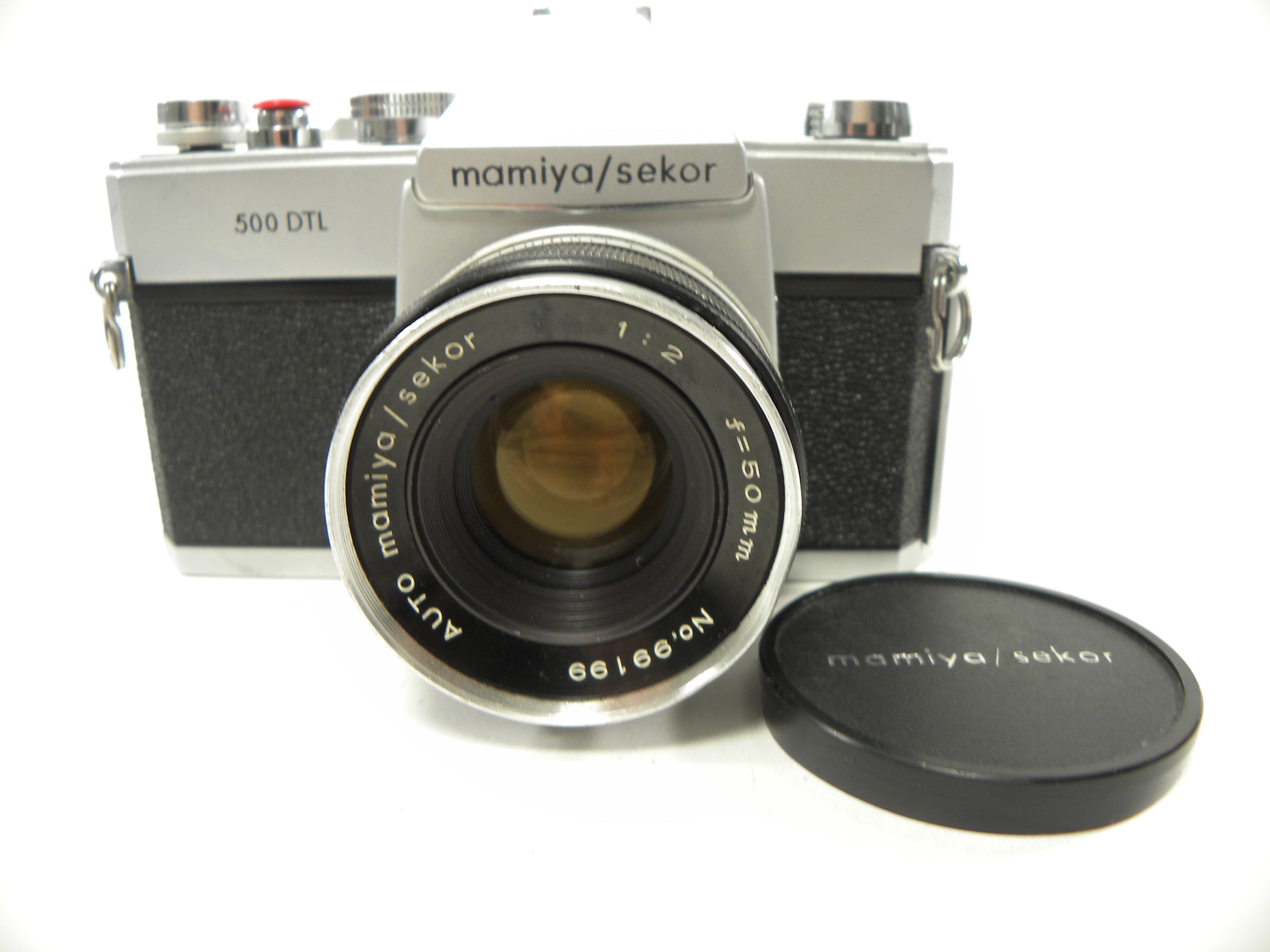 Mamiya/Sekor 500 DTL 35mm SLR w/50mm f2
