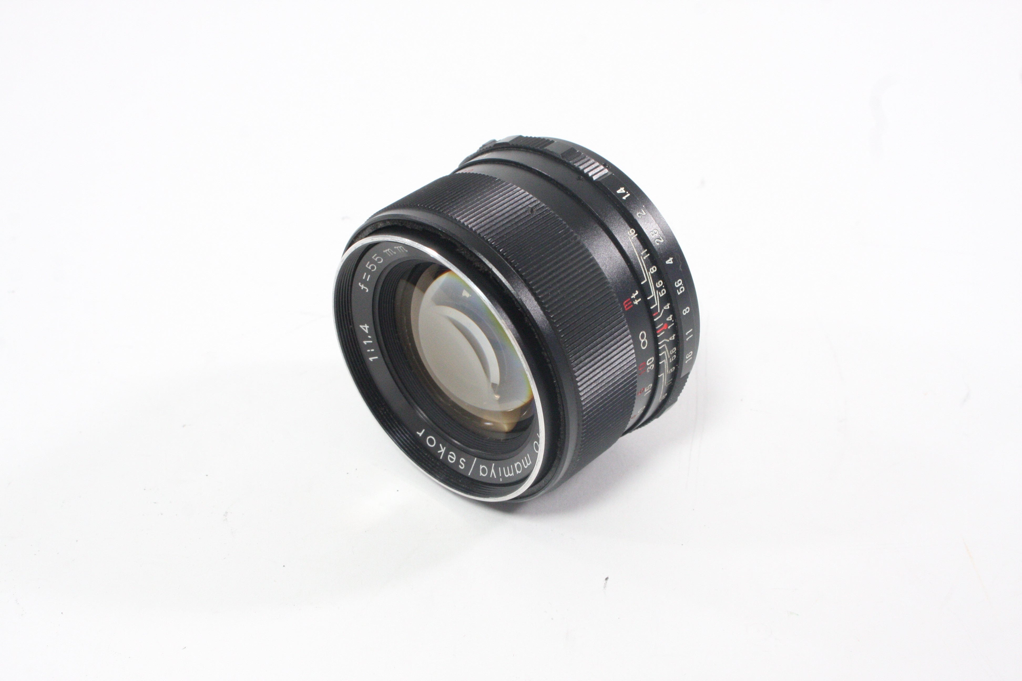 Mamiya/Sekor 55mm f/1.4 Lens for M42 Screw Mount