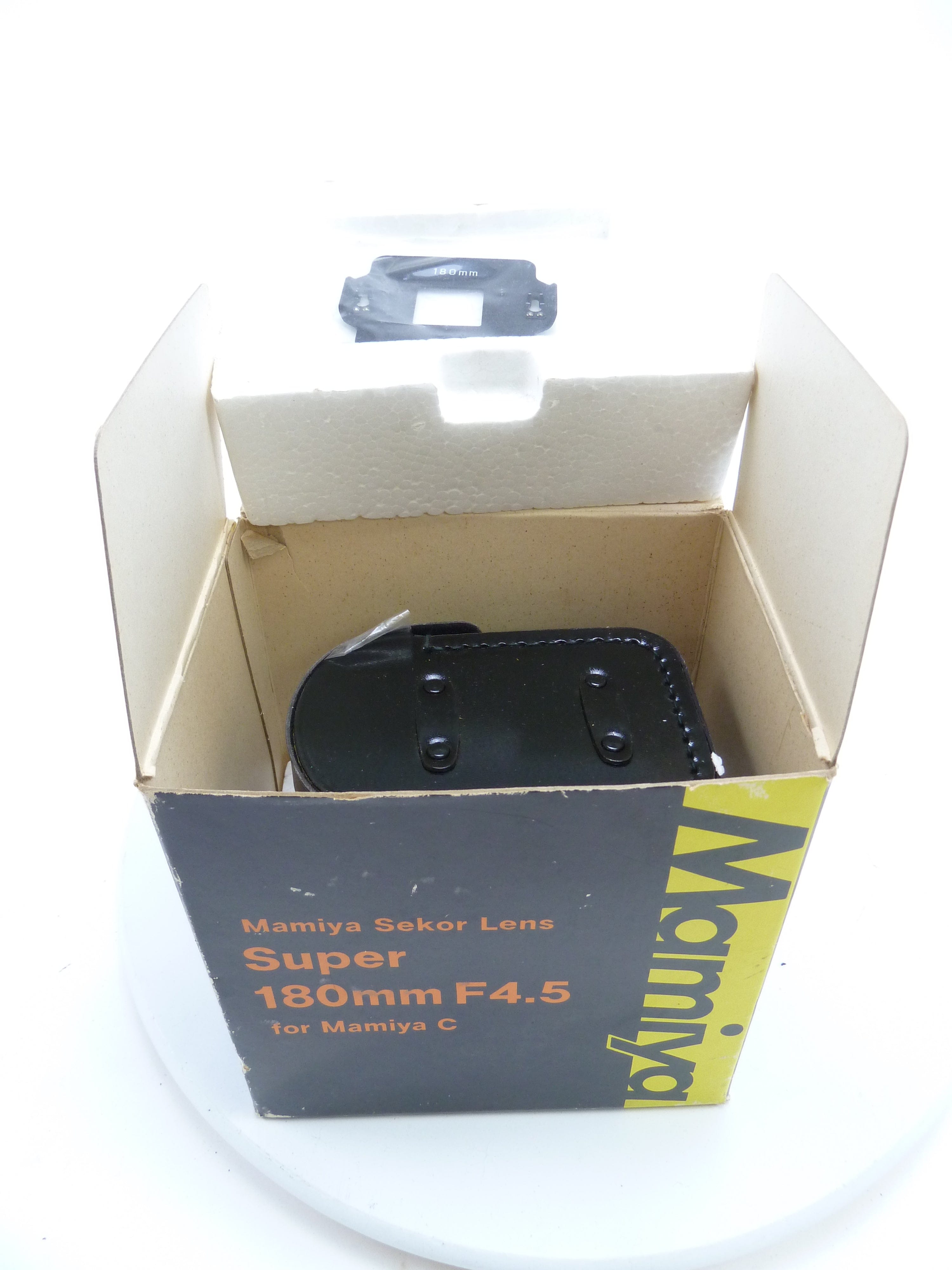 Mamiya Twin Lens Reflex 180MM F4.5 Lens in original box