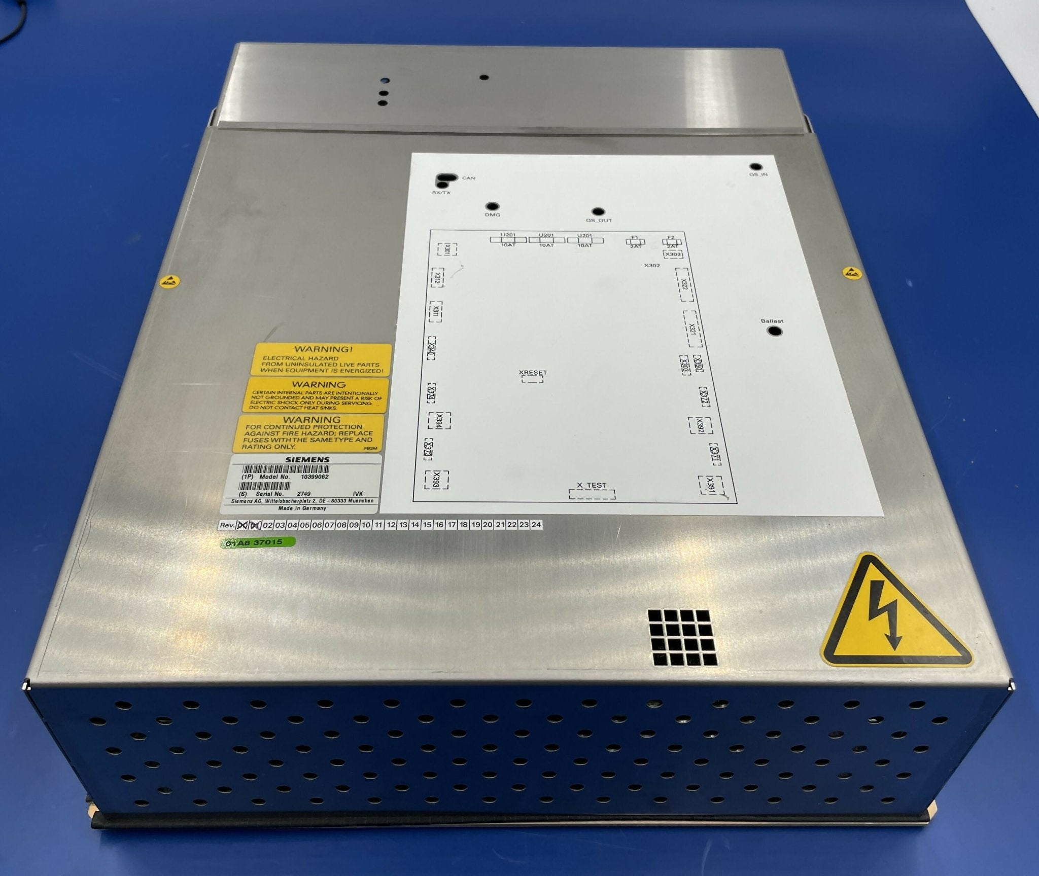 MCM4 TABLE (10399062 SIEMENS