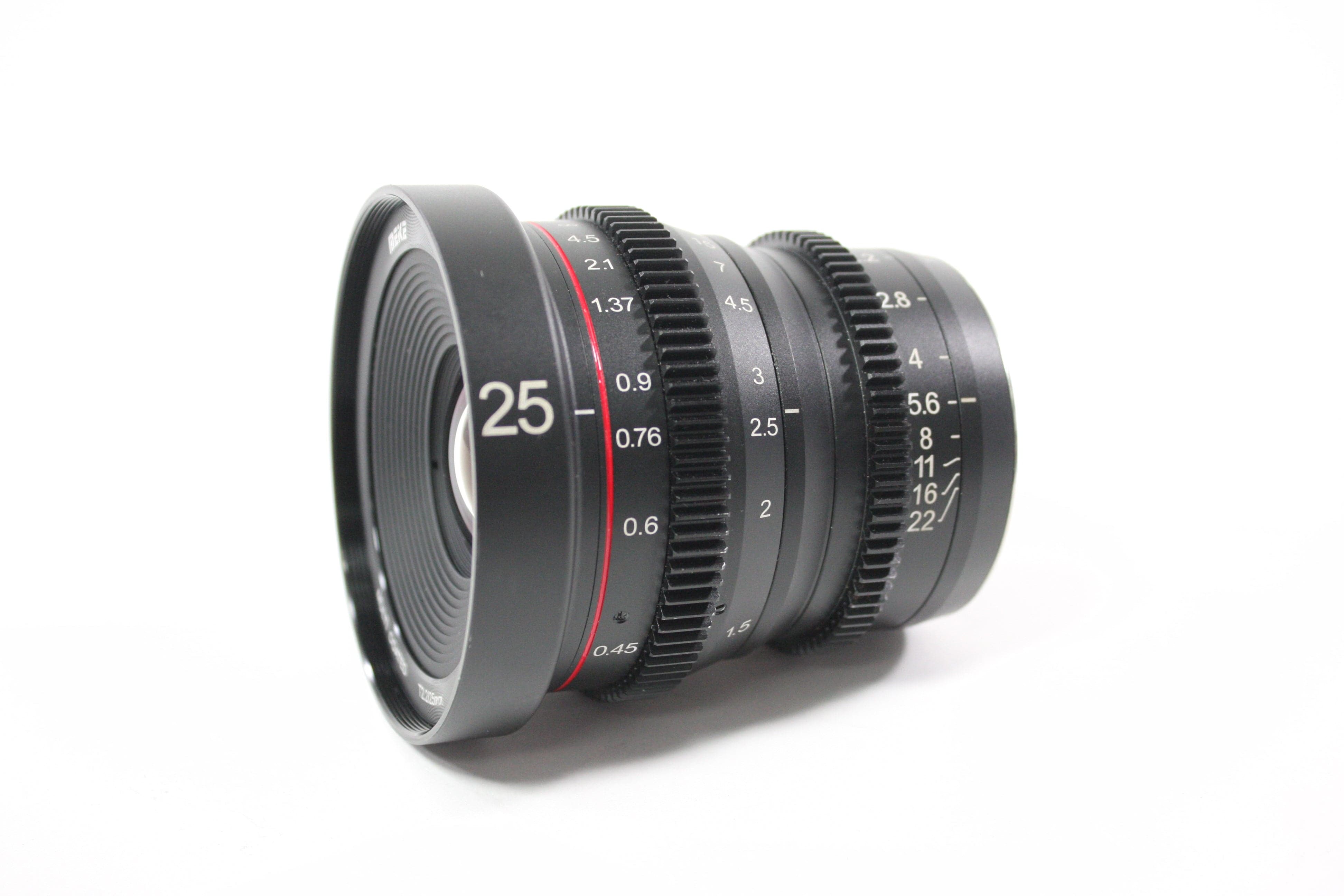 Meike 25mm T/2.2 Multi Coated Cinema Lens for Micro 4/3 Mount AS-IS