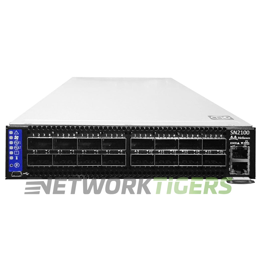NEW Nvidia Mellanox MSN2100-CB2F 16x 100GB QSFP28 B-F (P2C) Onyx Switch