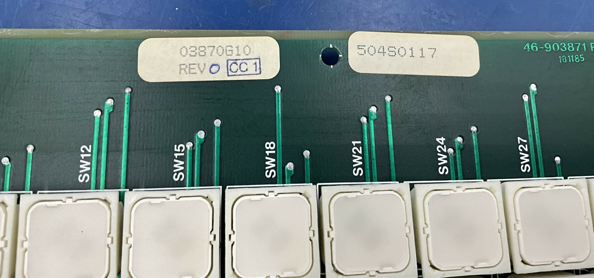 MICRO QAUNTAMATIC TX KEYBOARD (03870G10/46-903870G10 Rev 0 GE