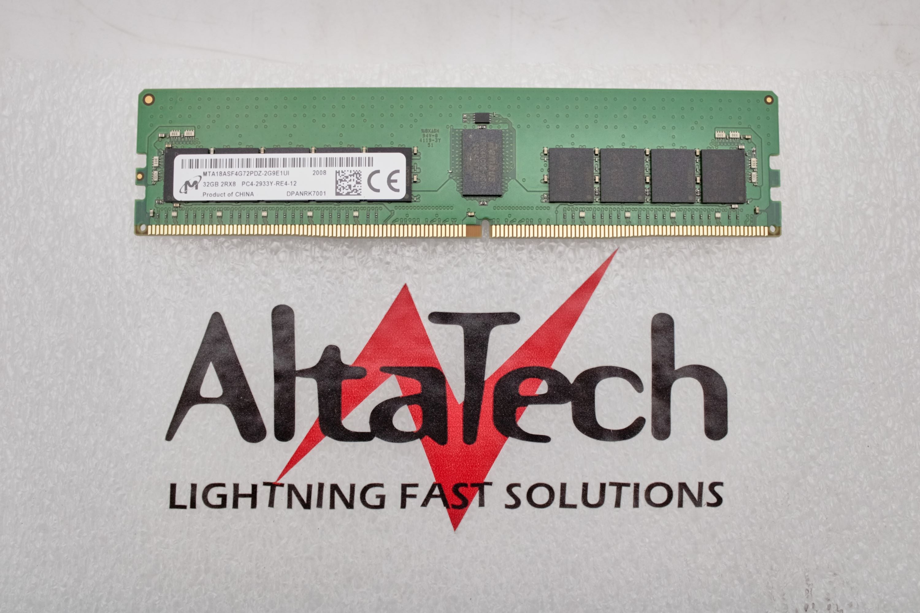 Micron MTA18ASF4G72PDZ-2G91 32GB PC4-23400Y DDR4-2933 2RX4 ECC