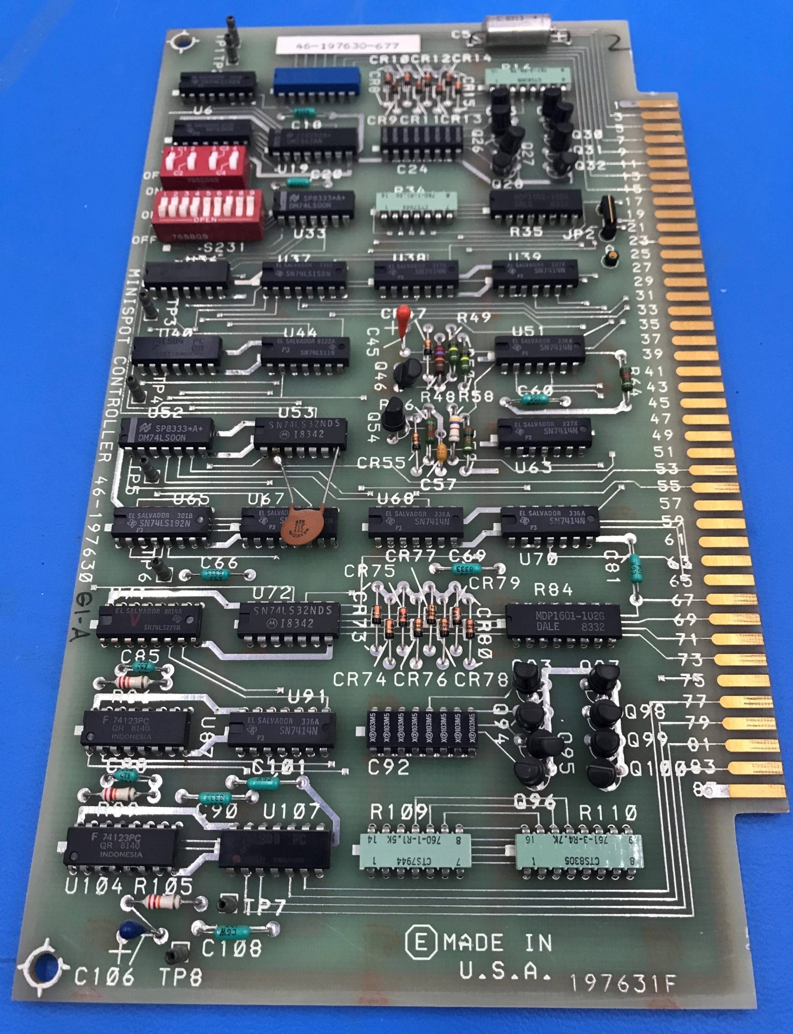 Minispot Controller PCB (46-197630 G1 A GE Advantx