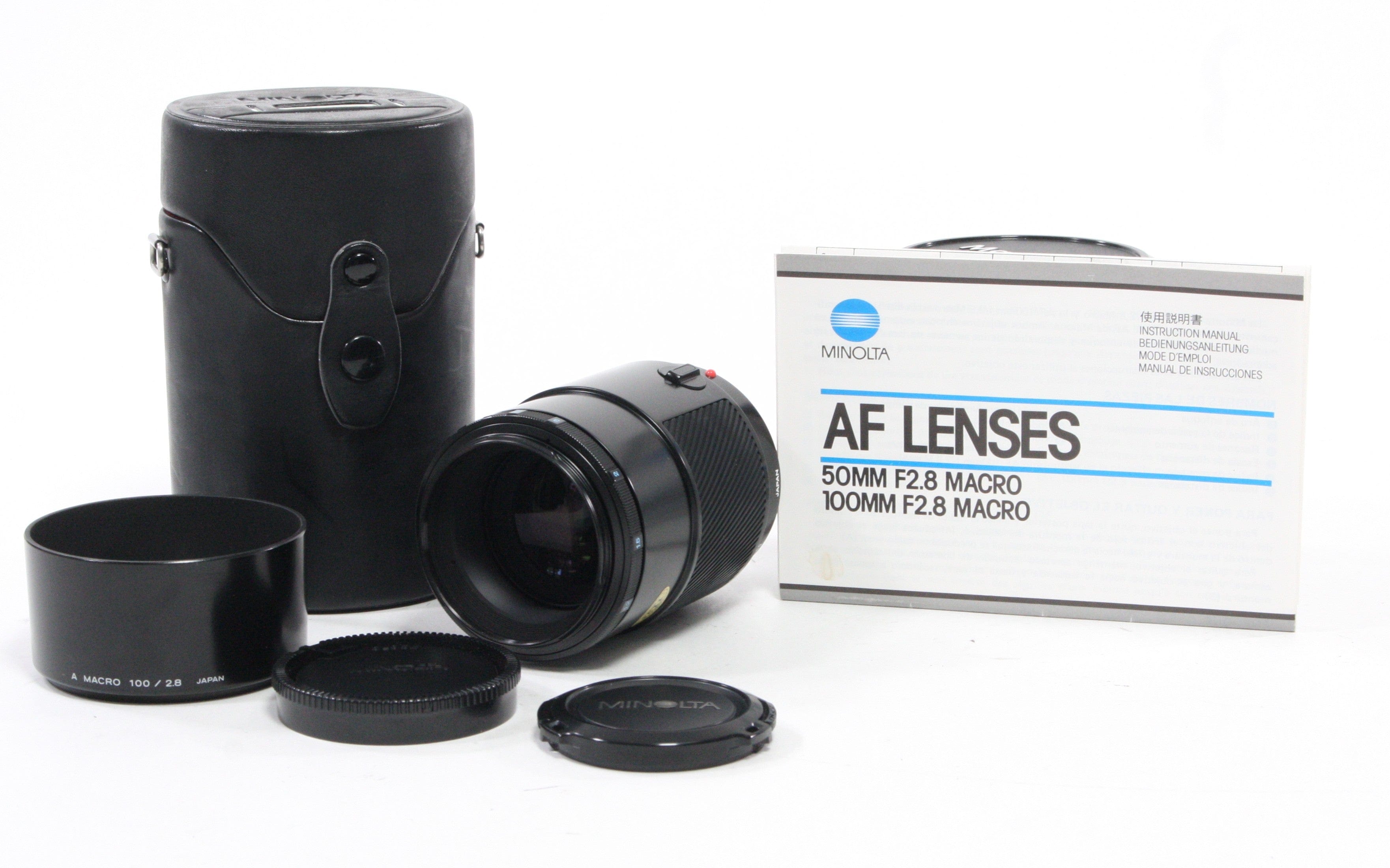 Minolta 100mm f/2.8 Macro AF Lens for Minolta A Mount