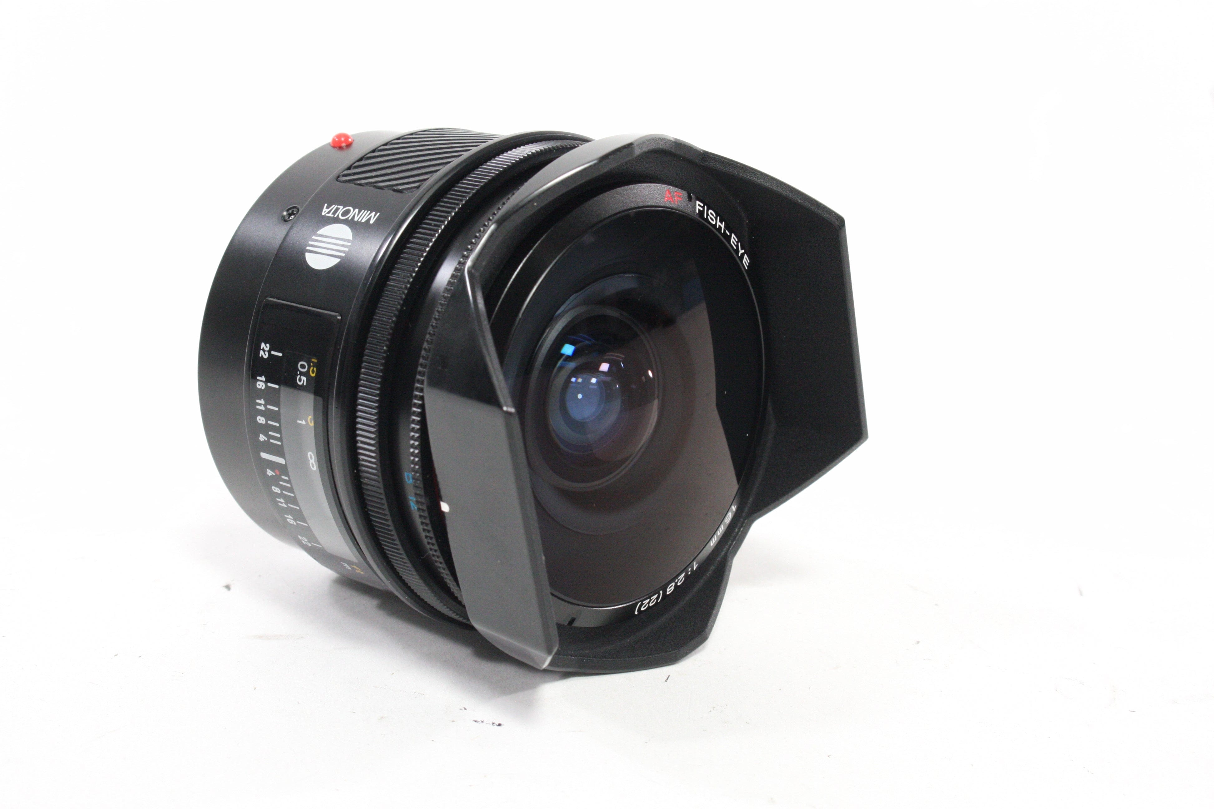 Minolta 16mm f/2.8 AF Fish-Eye Lens for A Mount