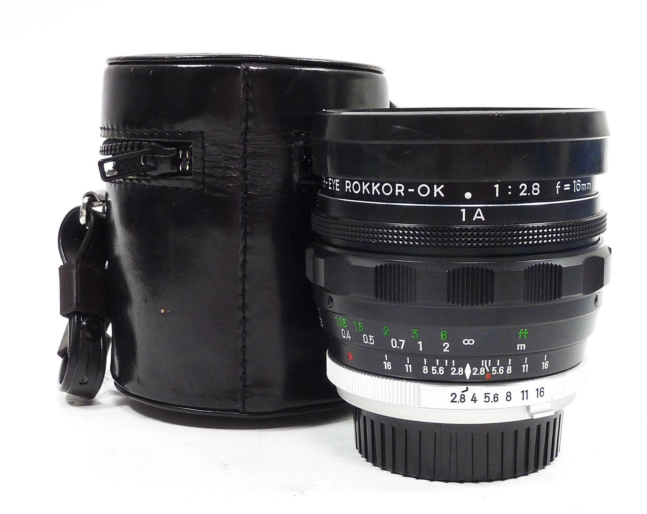 Minolta 16mm f/2.8 MC Fish-EYE Rokkor-OK Lens for Minolta MD/MC Mount