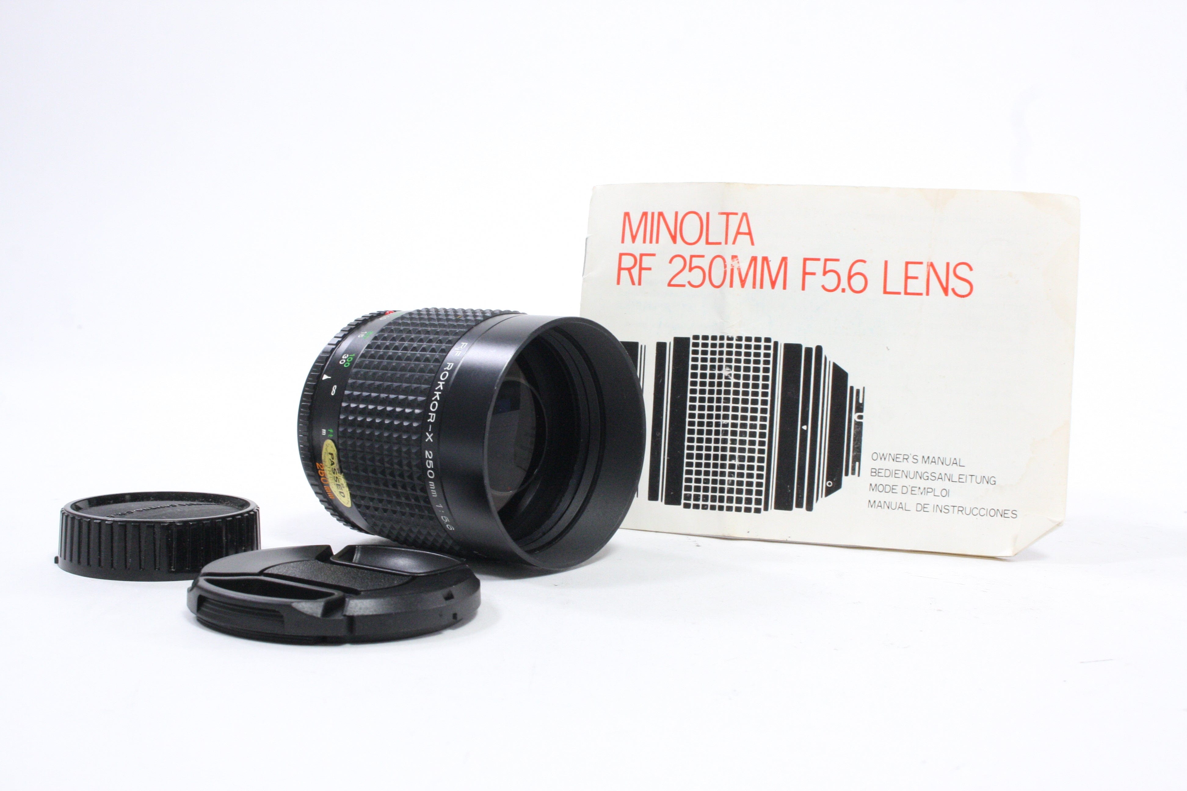 Minolta 250mm f/5.6 Rokkor-X RF Mirror Lens for MD Mount