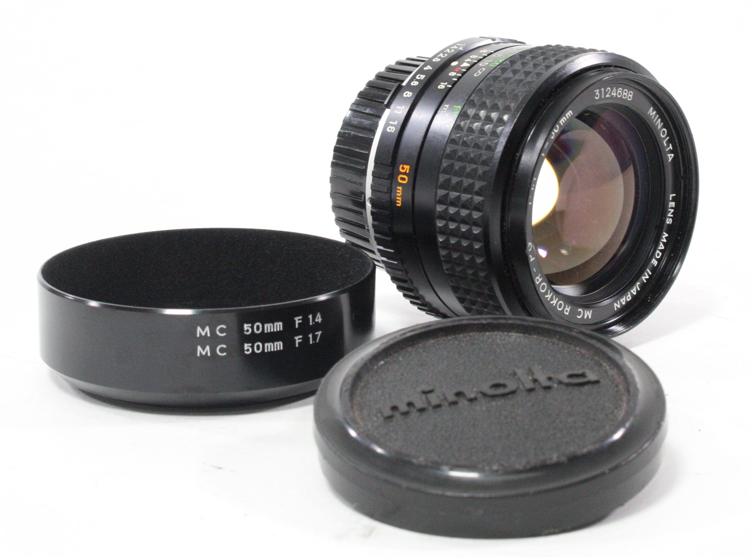 Minolta 50mm 1:1.4 MC Rokker-PG for Minolta MC Mount