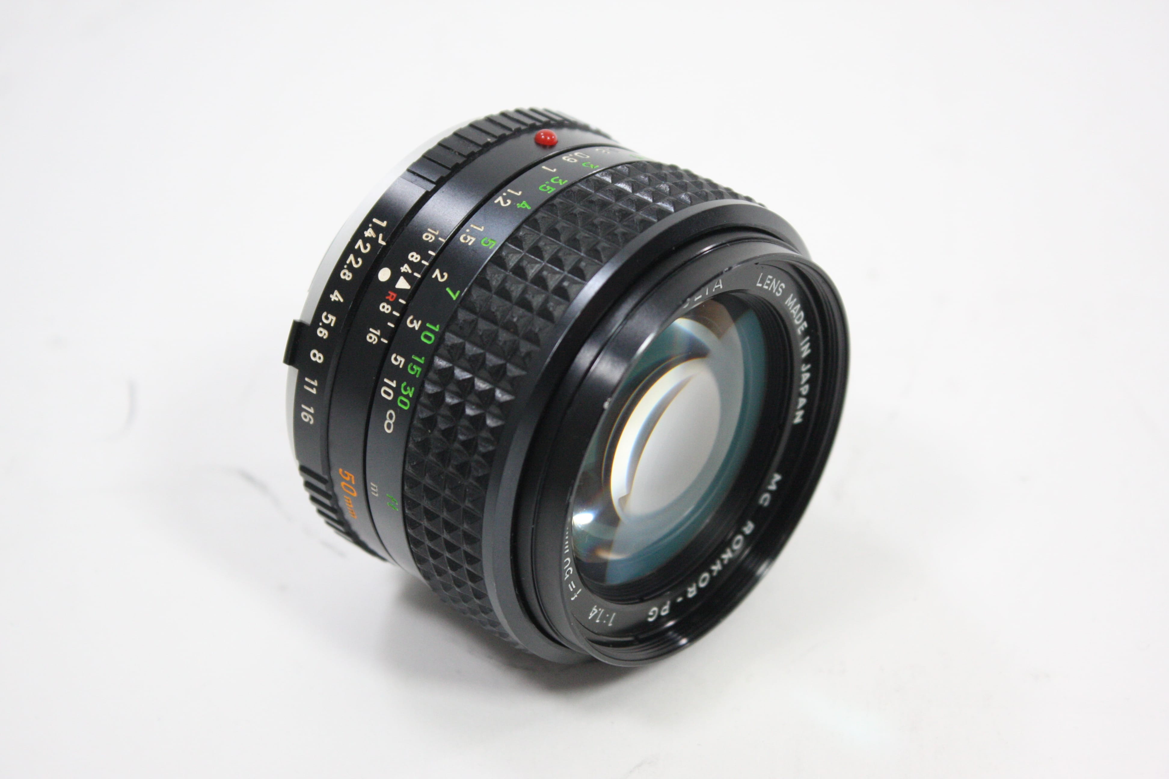 Minolta 50mm f/1.4 Rokkor-PG Lens for MC Mount