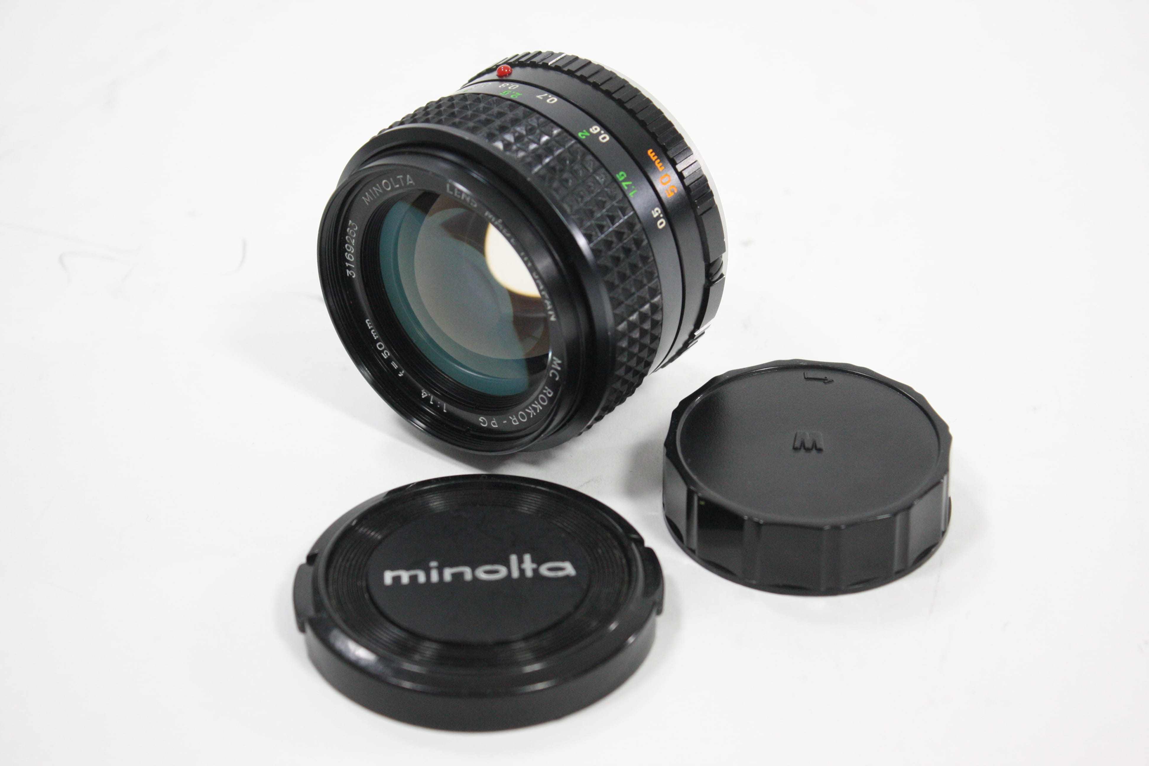 Minolta 50mm f/1.4 Rokkor-PG Lens for MC Mount