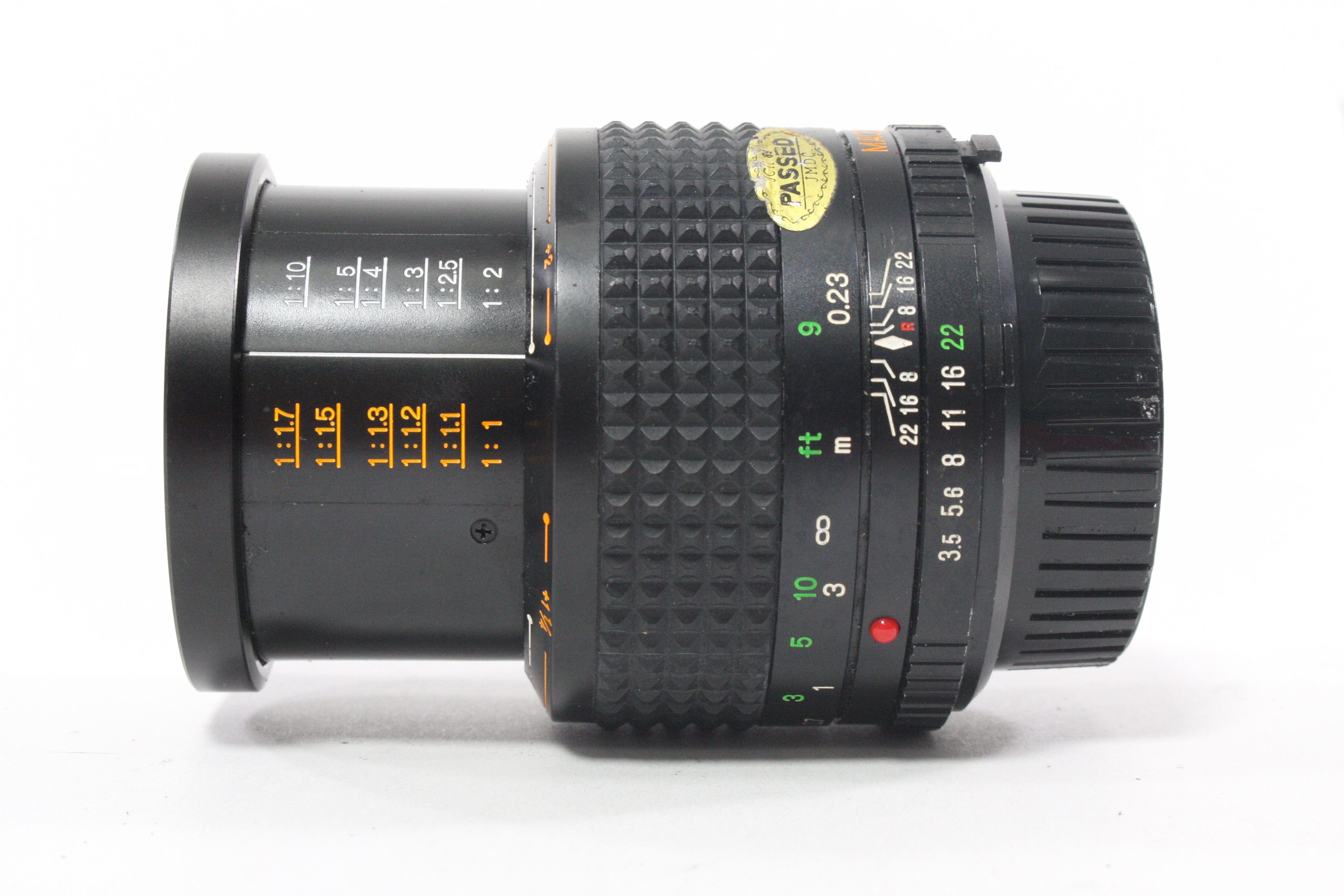 Minolta 50mm f/3.5 Macro Rokkor-X MD Lens for Minolta MC Mount