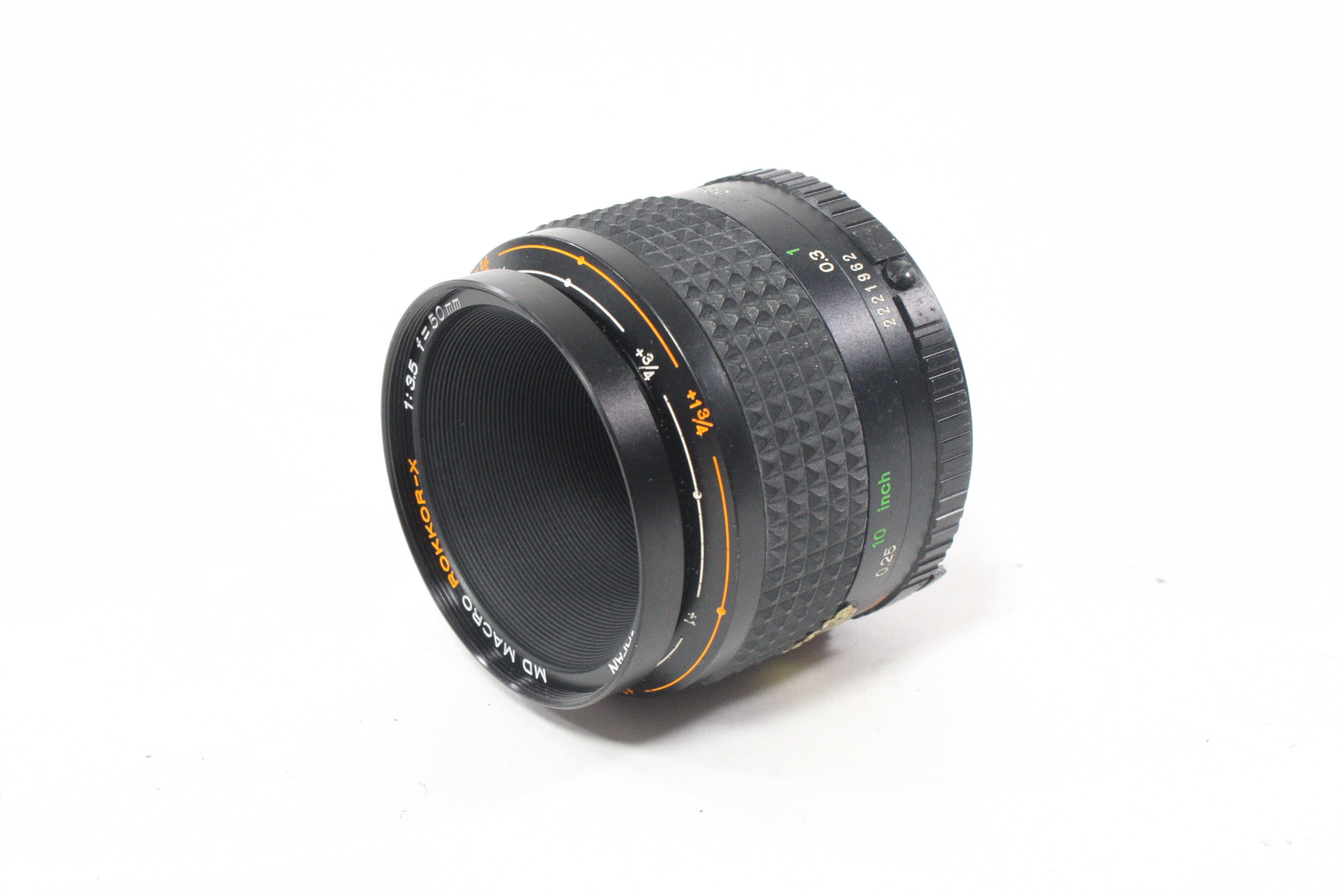 Minolta 50mm f/3.5 Macro Rokkor-X MD Lens for Minolta MC Mount