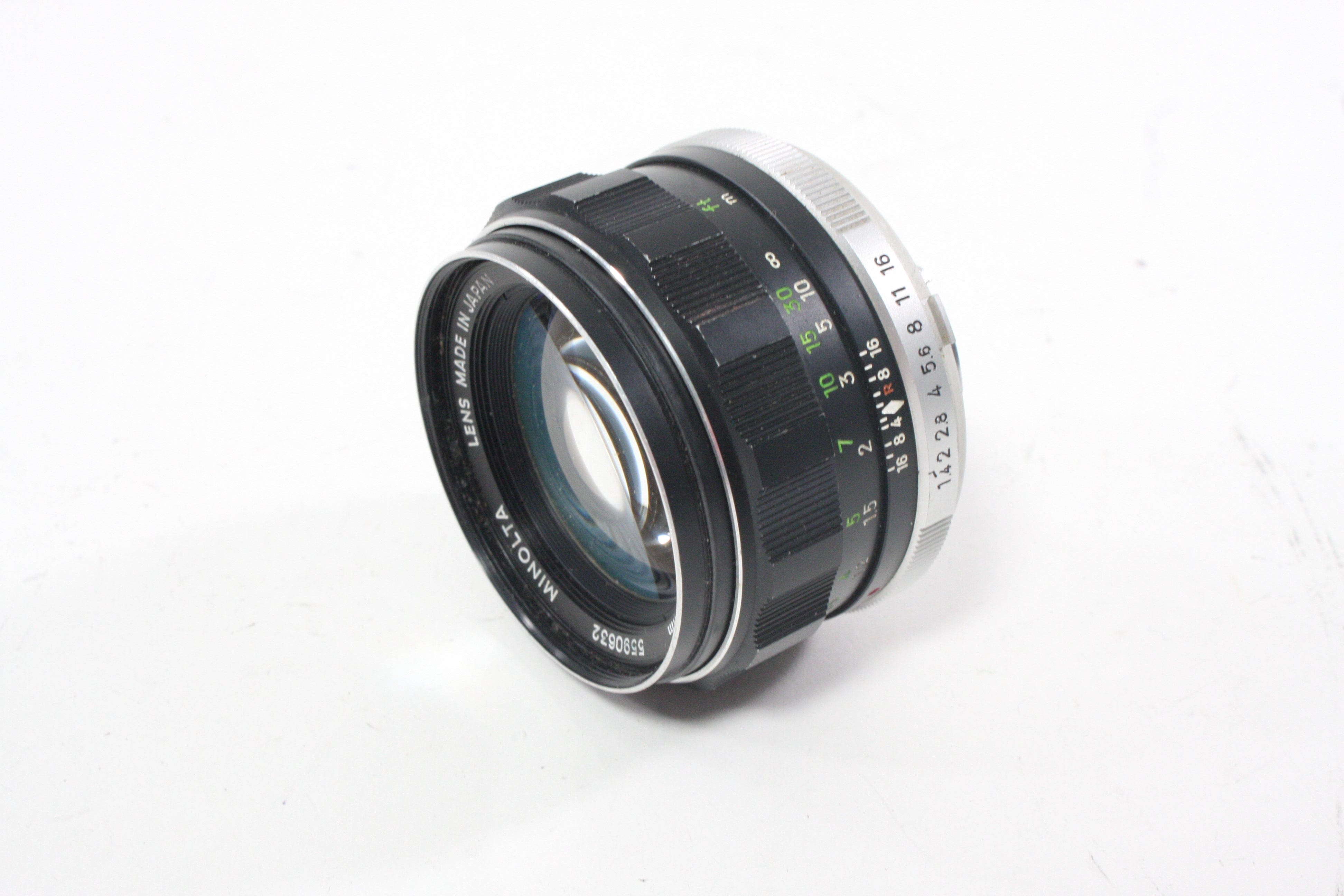 Minolta 58mm f/1.4 MC Rokkor-PF Lens for Minolta MD Mount