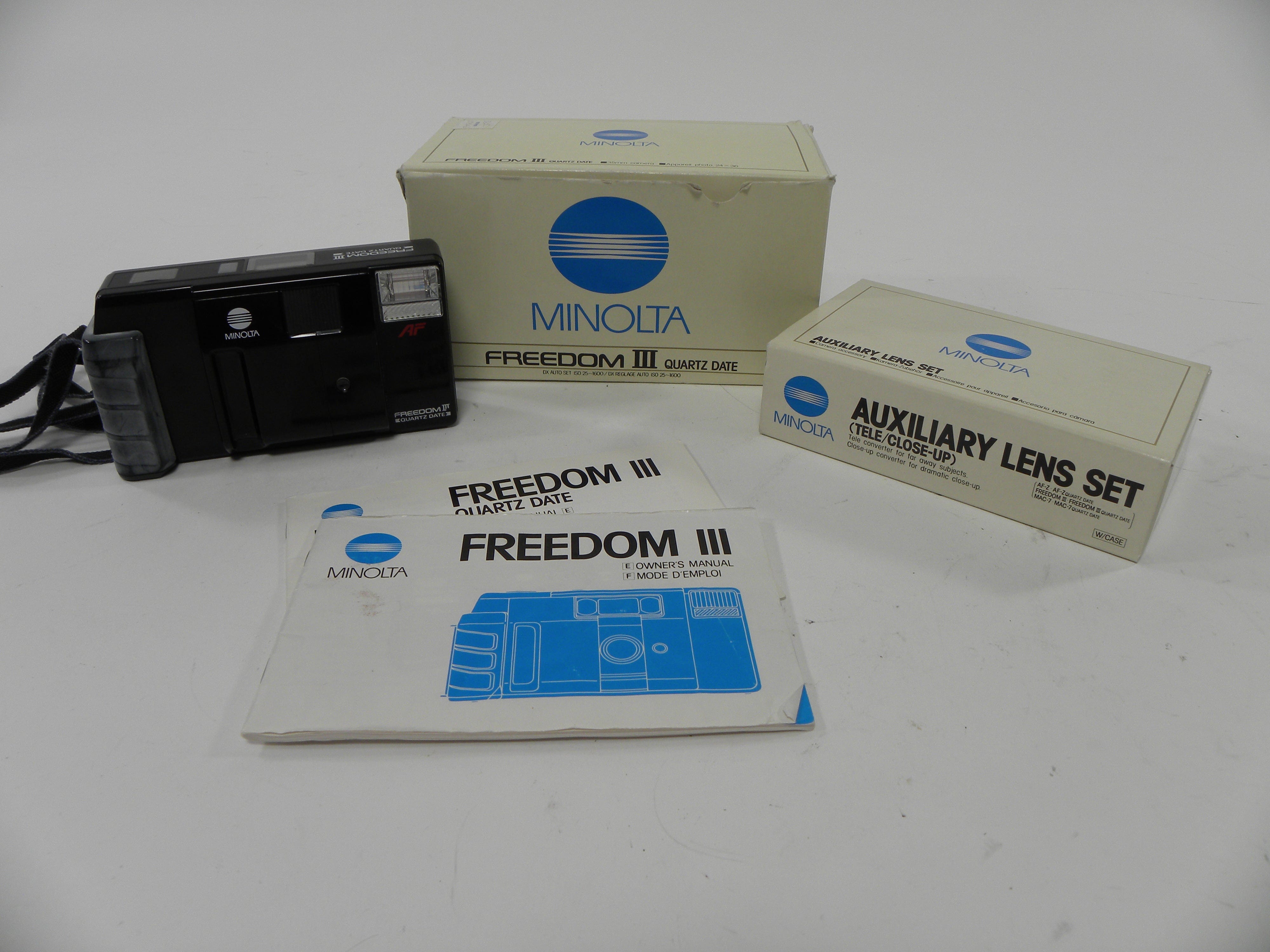 Minolta Freedom III QD w/Auxiliary lenses
