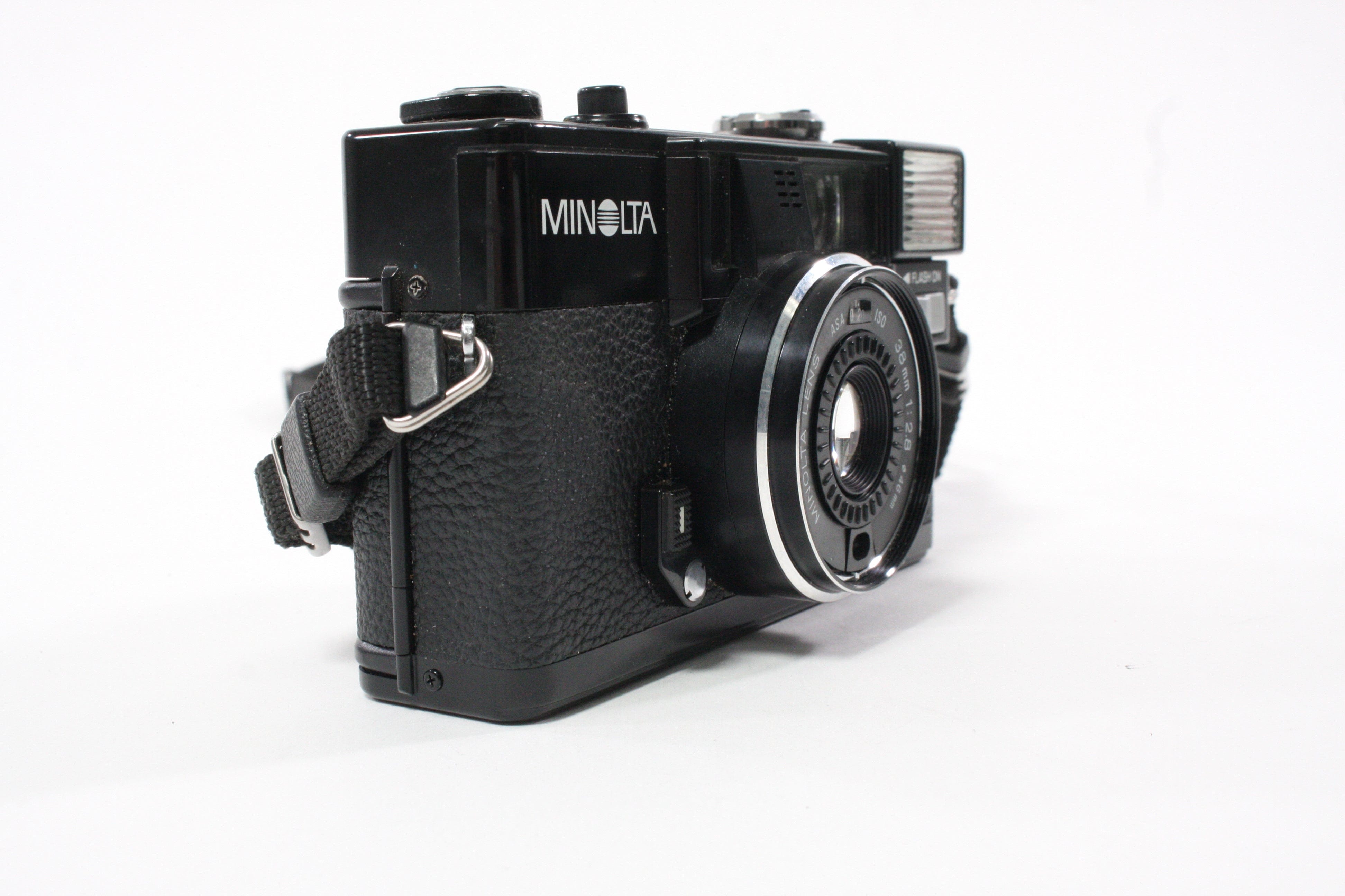 Minolta Hi-Matic AF2 35mm Camera with Case