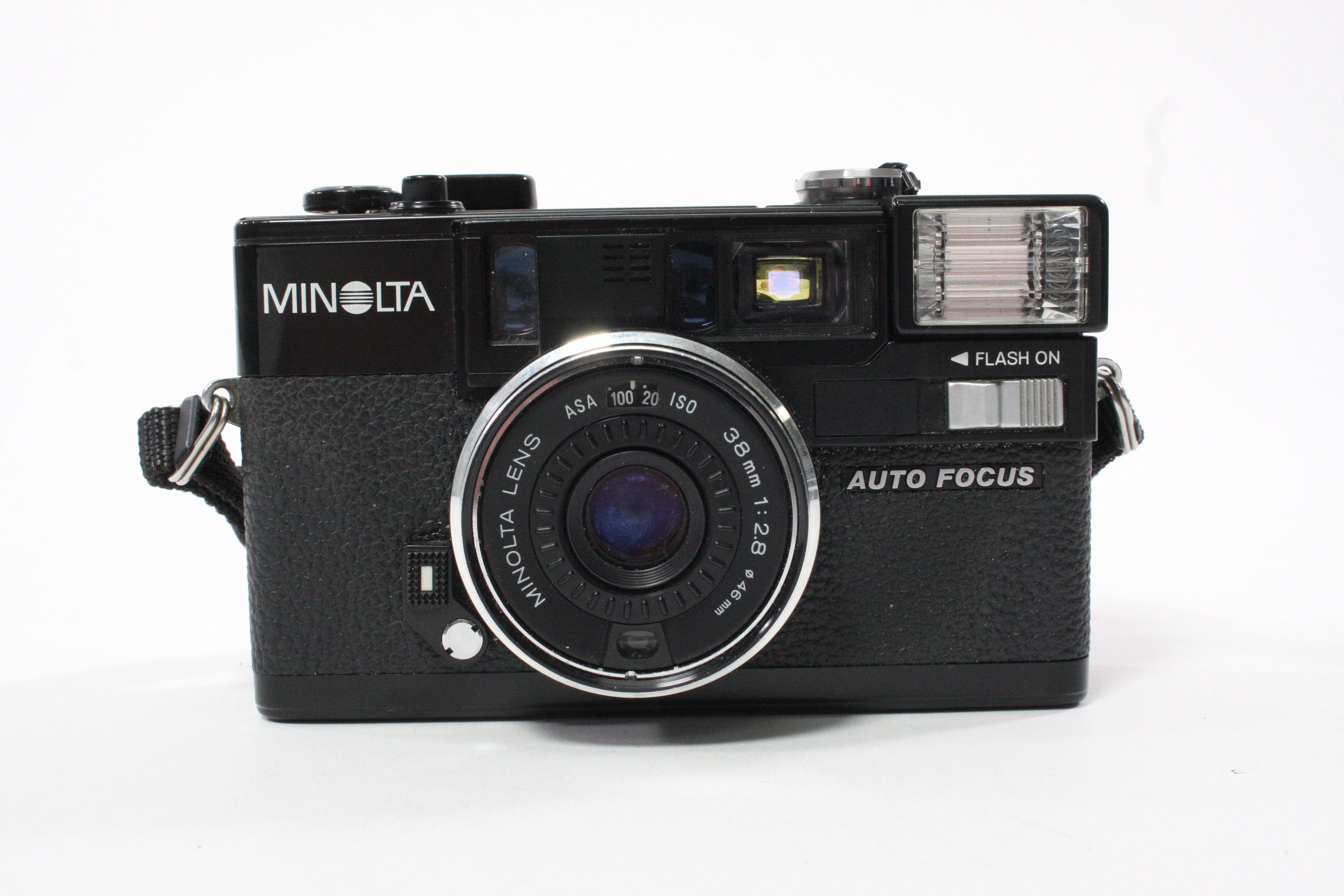 Minolta Hi-Matic AF2 35mm Camera with Case