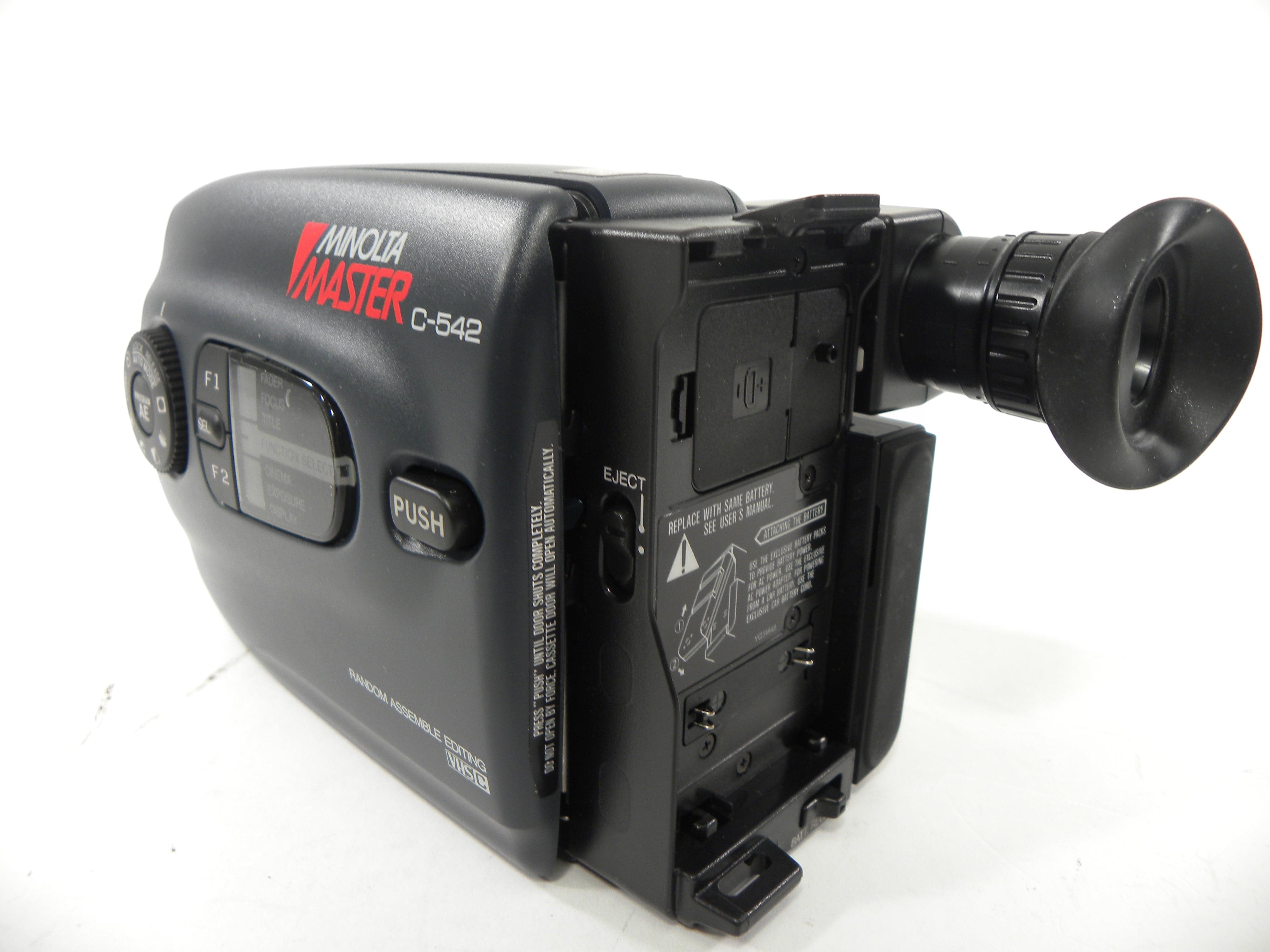 Minolta Master C-542 VHS-C Camcorder