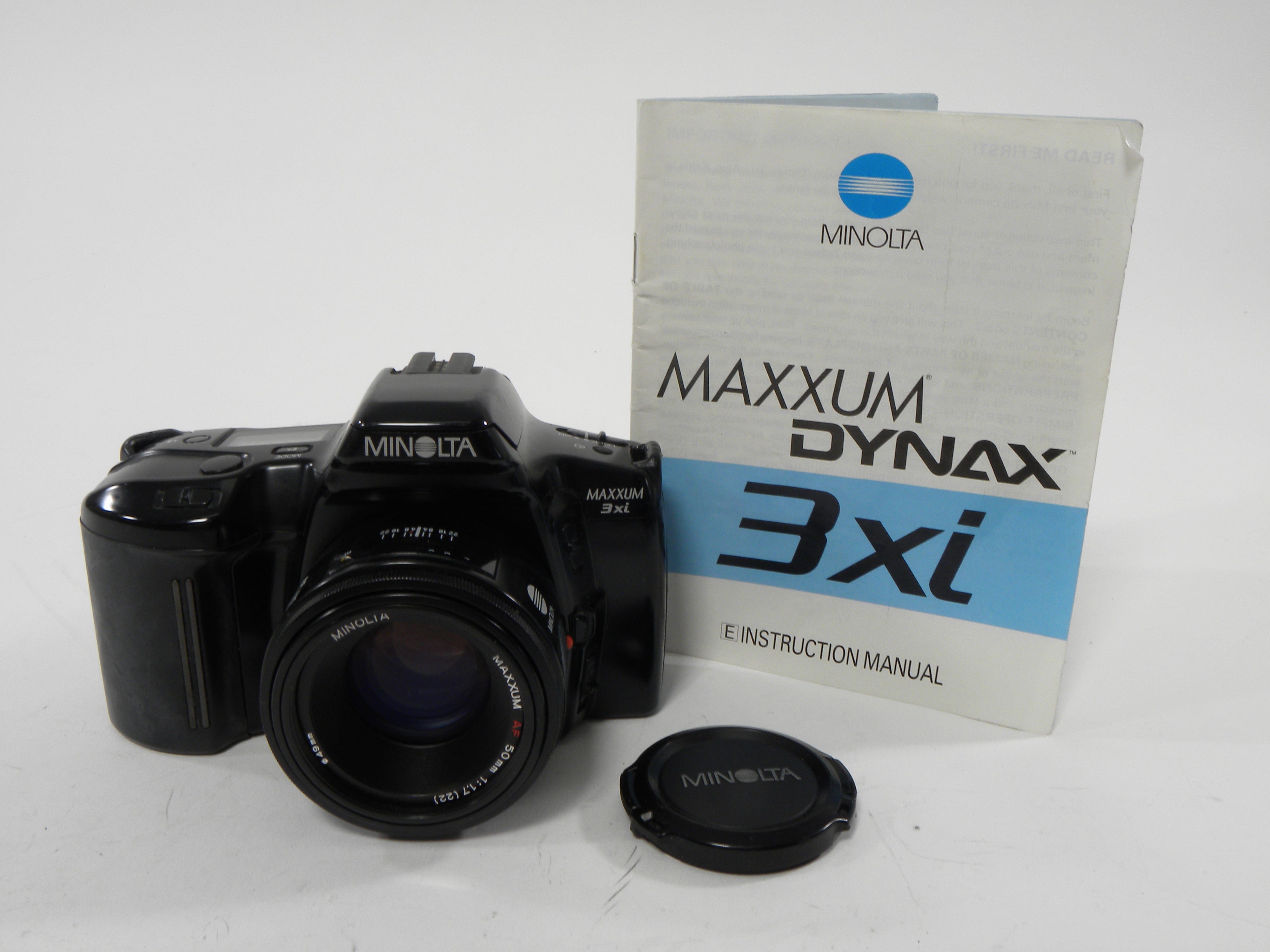Minolta Maxxum 3xi 35mm SLR w/Maxxum 50mm f1.7