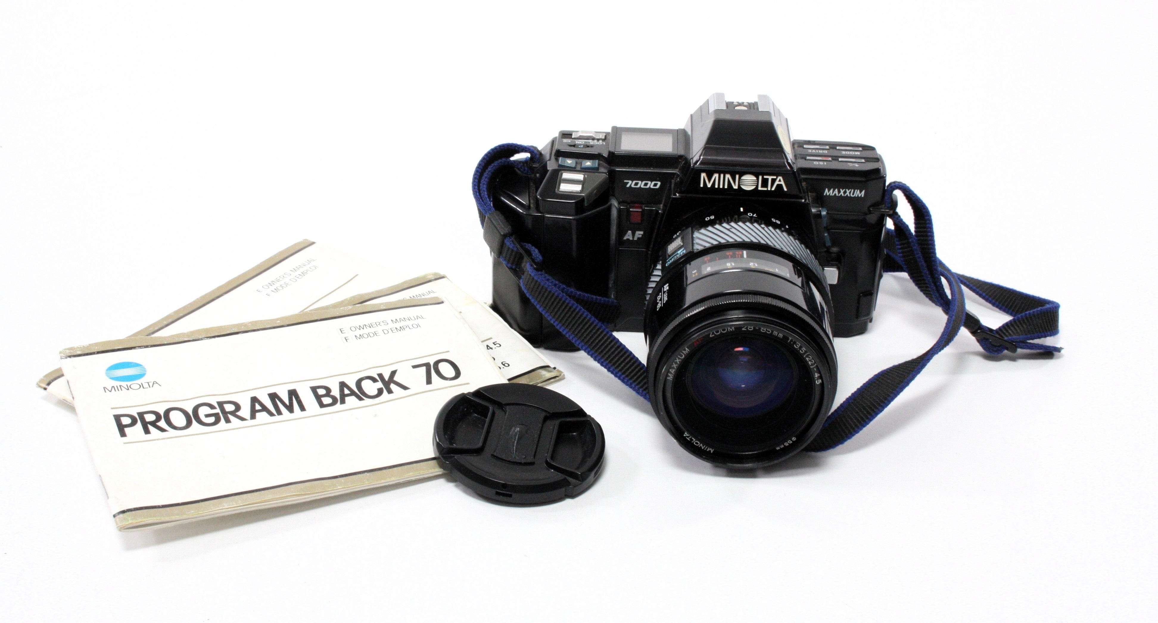 Minolta Maxxum 7000 with 28-85mm