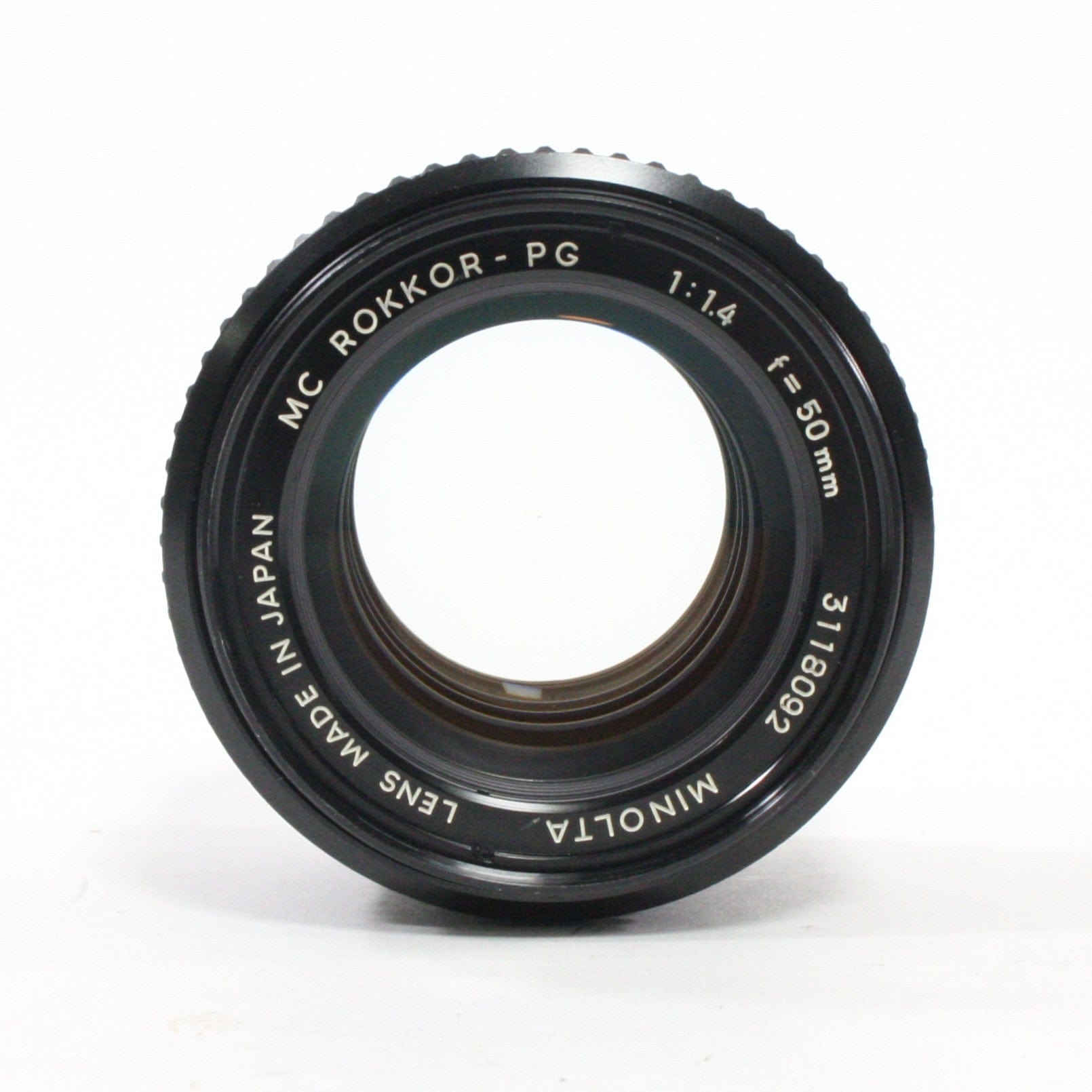 Minolta MC Rokkor-PG 50mm f/1.4 lens for Minolta MC Mount
