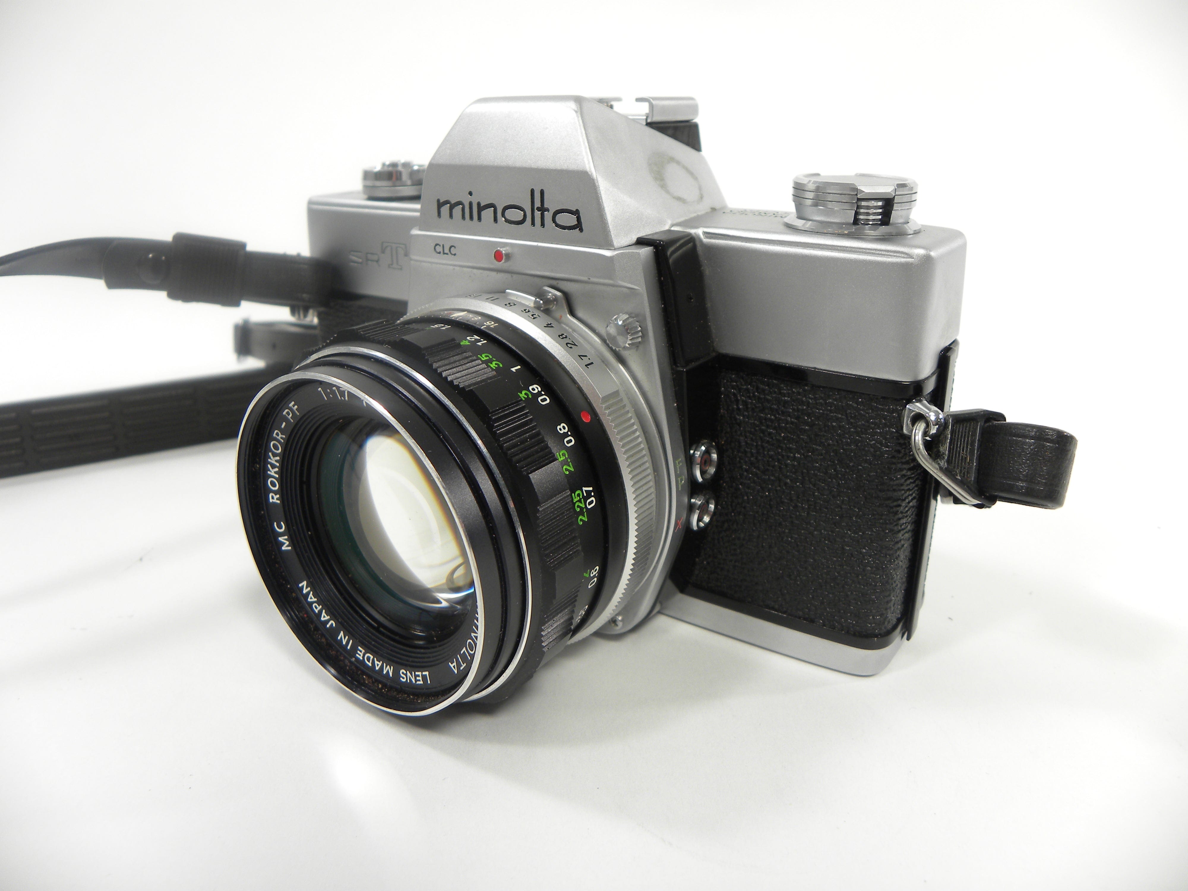 Minolta SRT101 35mm SLR w/MC Rokkor-PF 55mm f1.7
