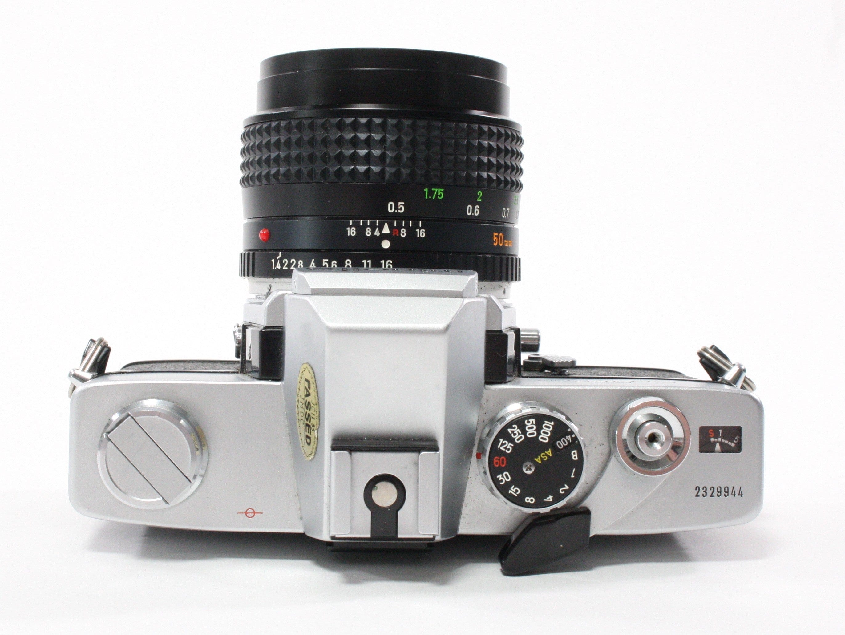 Minolta SRT202 SLR Camera w 50mm f/1.4 Rokkor-X Lens and Minolta ElectroFlash 280