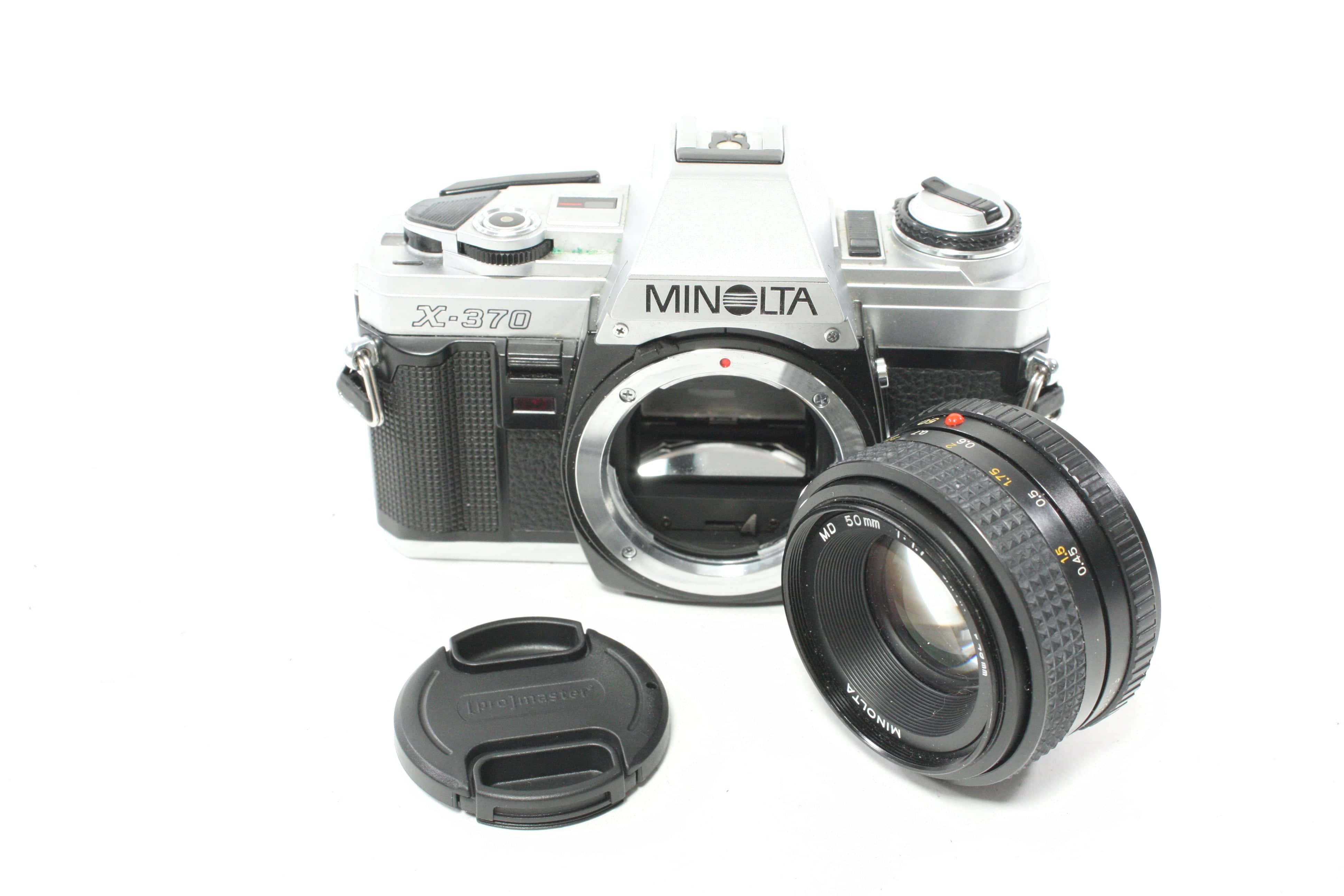 Minolta X-370 35mm SLR Camera with 50mm f/1.7 Lens